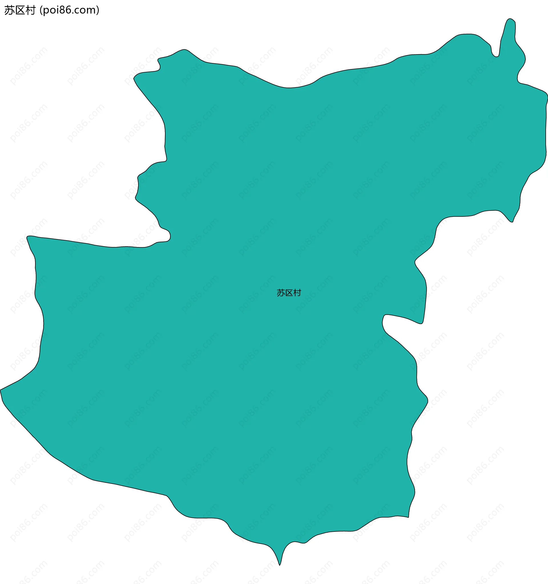 苏区村边界地图