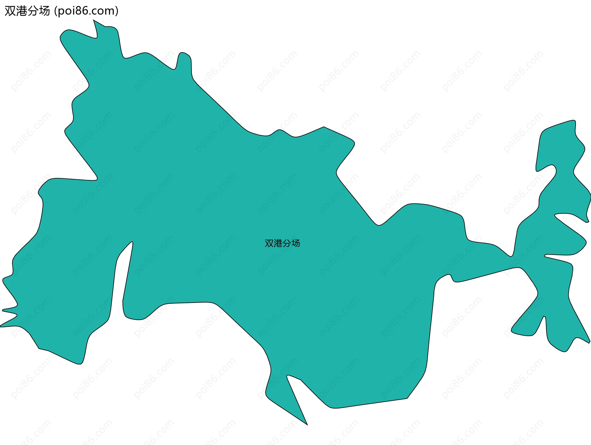 双港分场边界地图