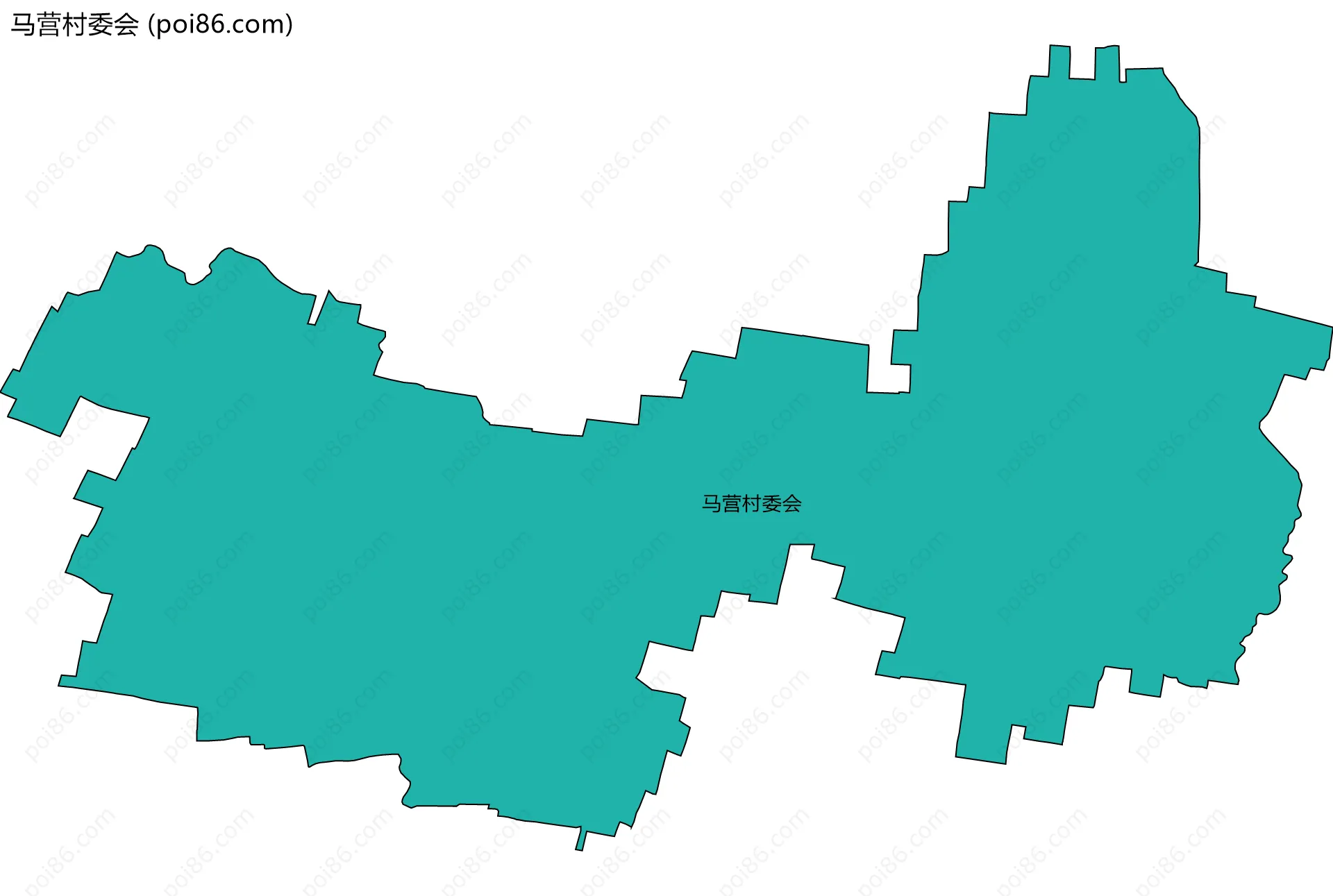 马营村委会边界地图