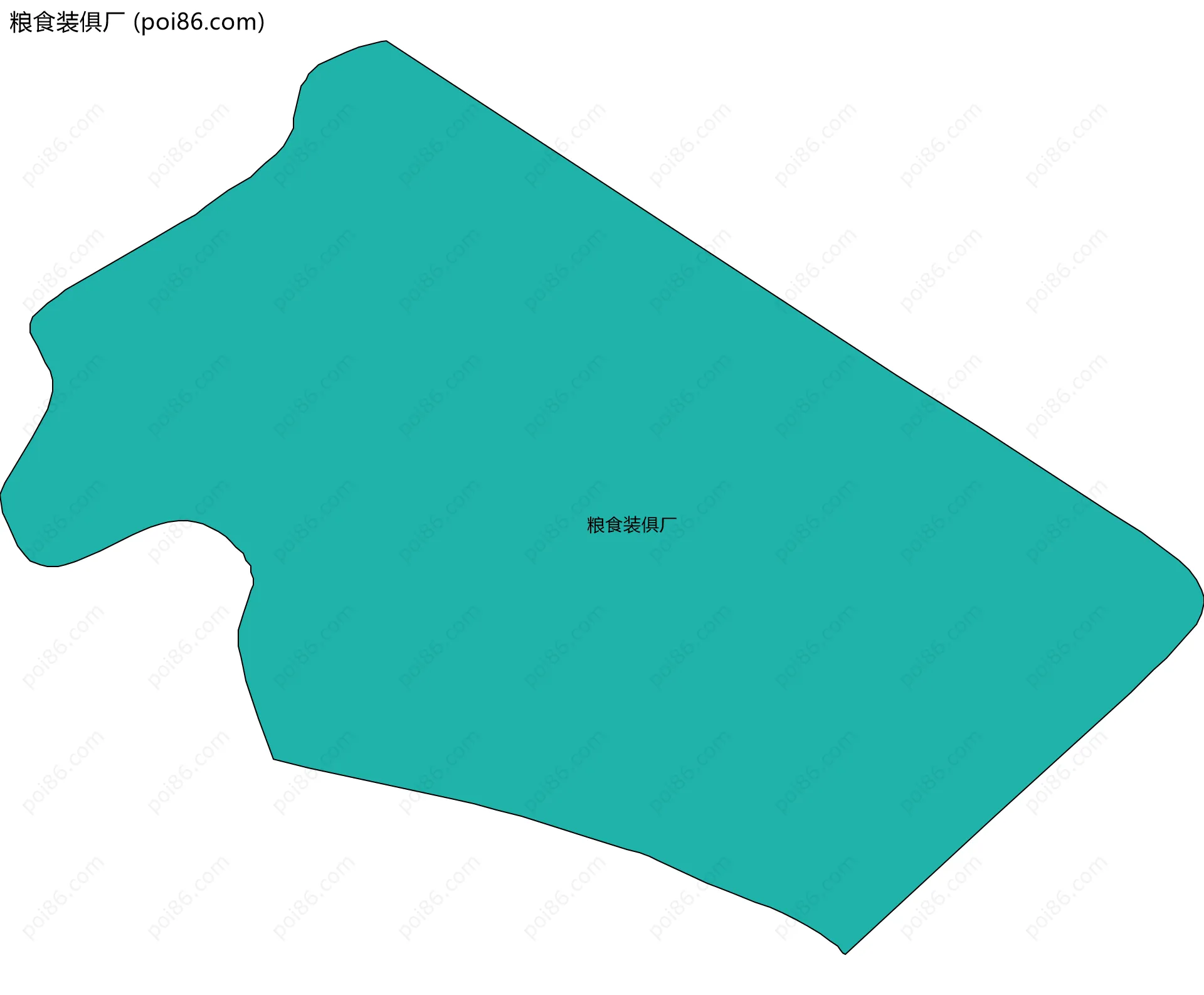 粮食装俱厂边界地图