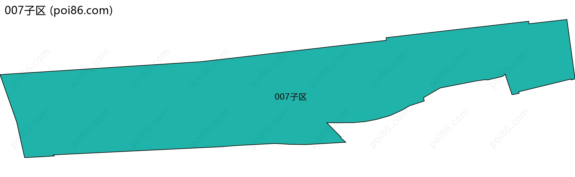 007子区边界地图