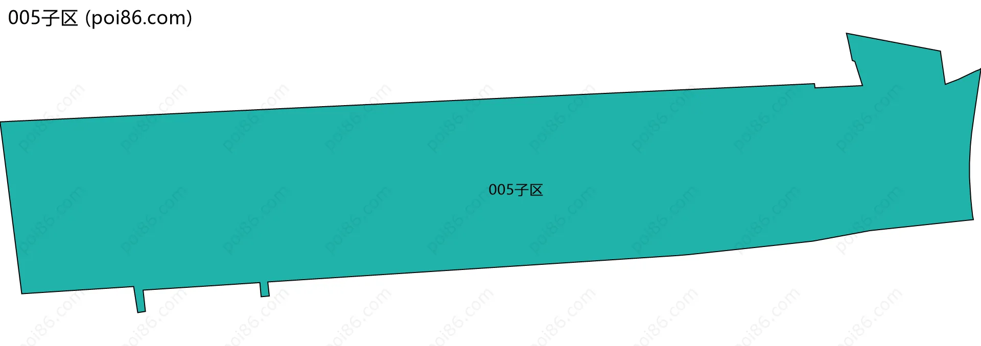 005子区边界地图