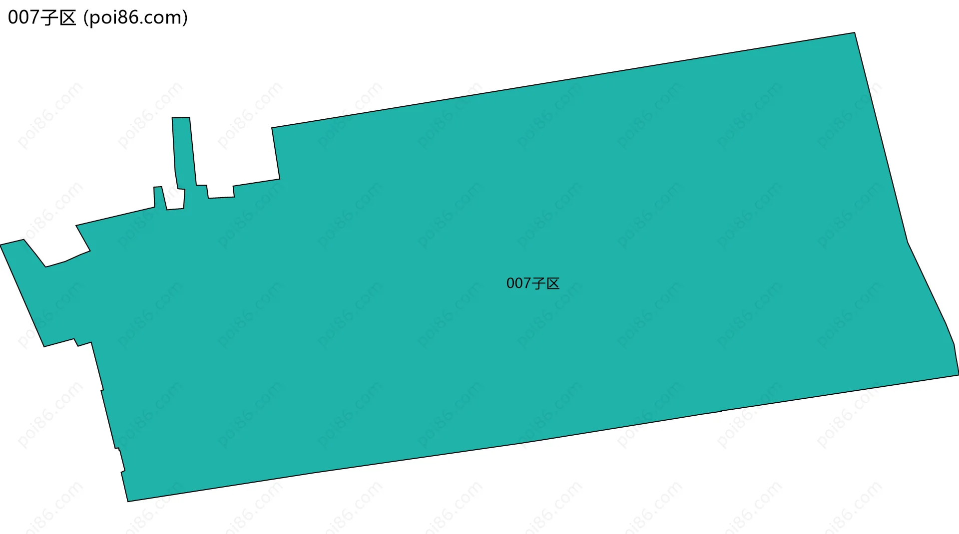 007子区边界地图