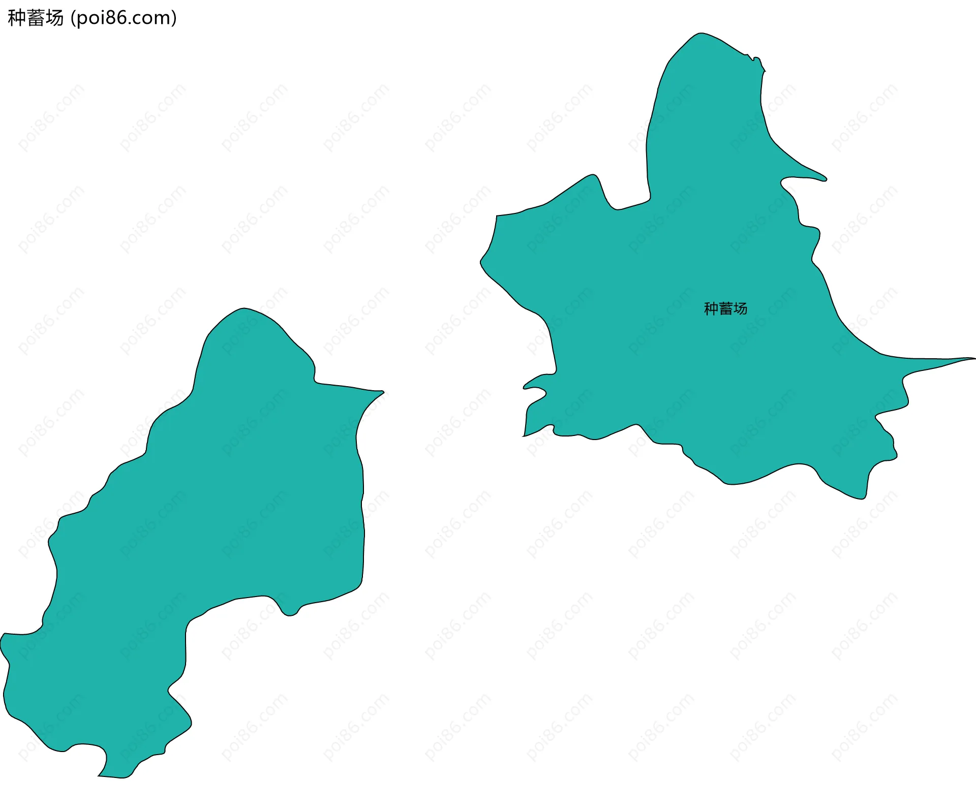 种蓄场边界地图