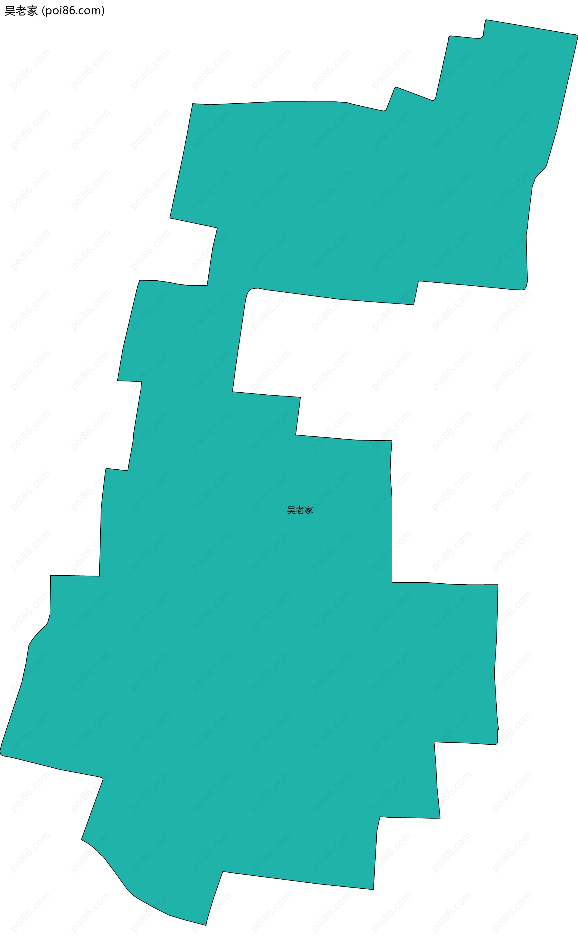 吴老家边界地图