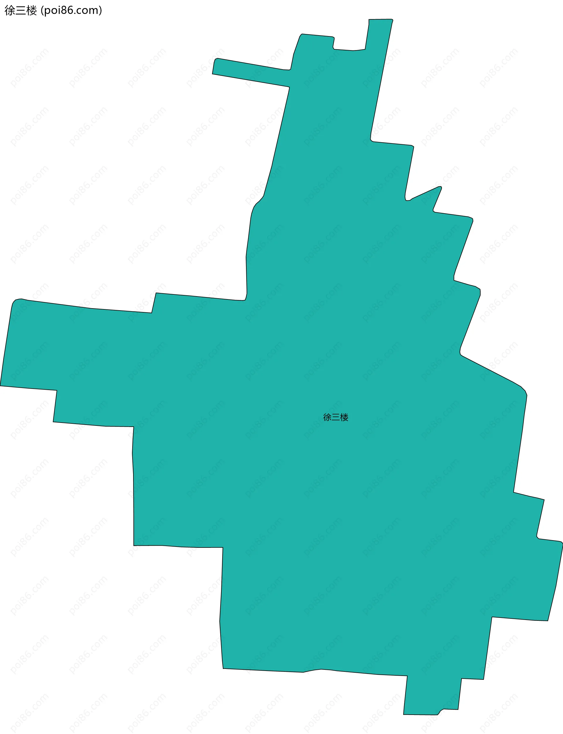 徐三楼边界地图