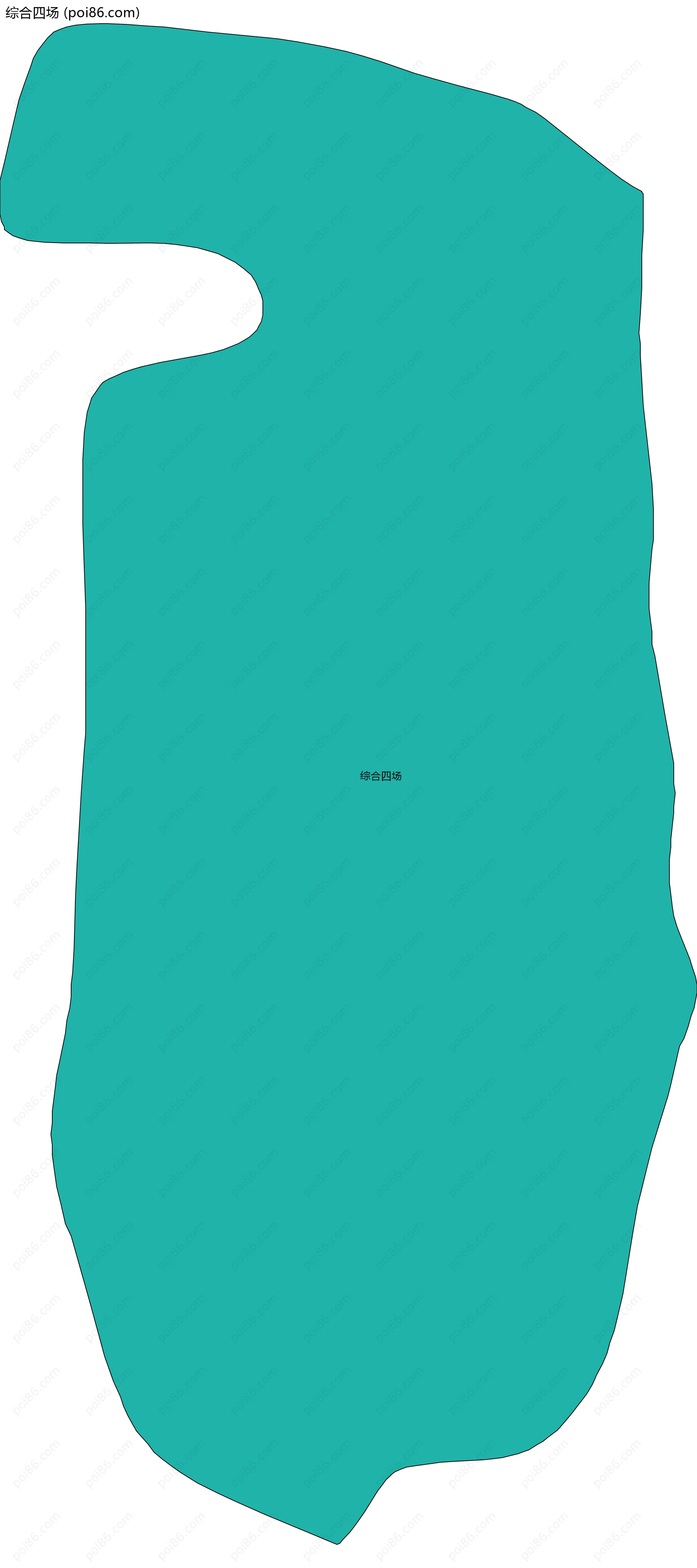 综合四场边界地图