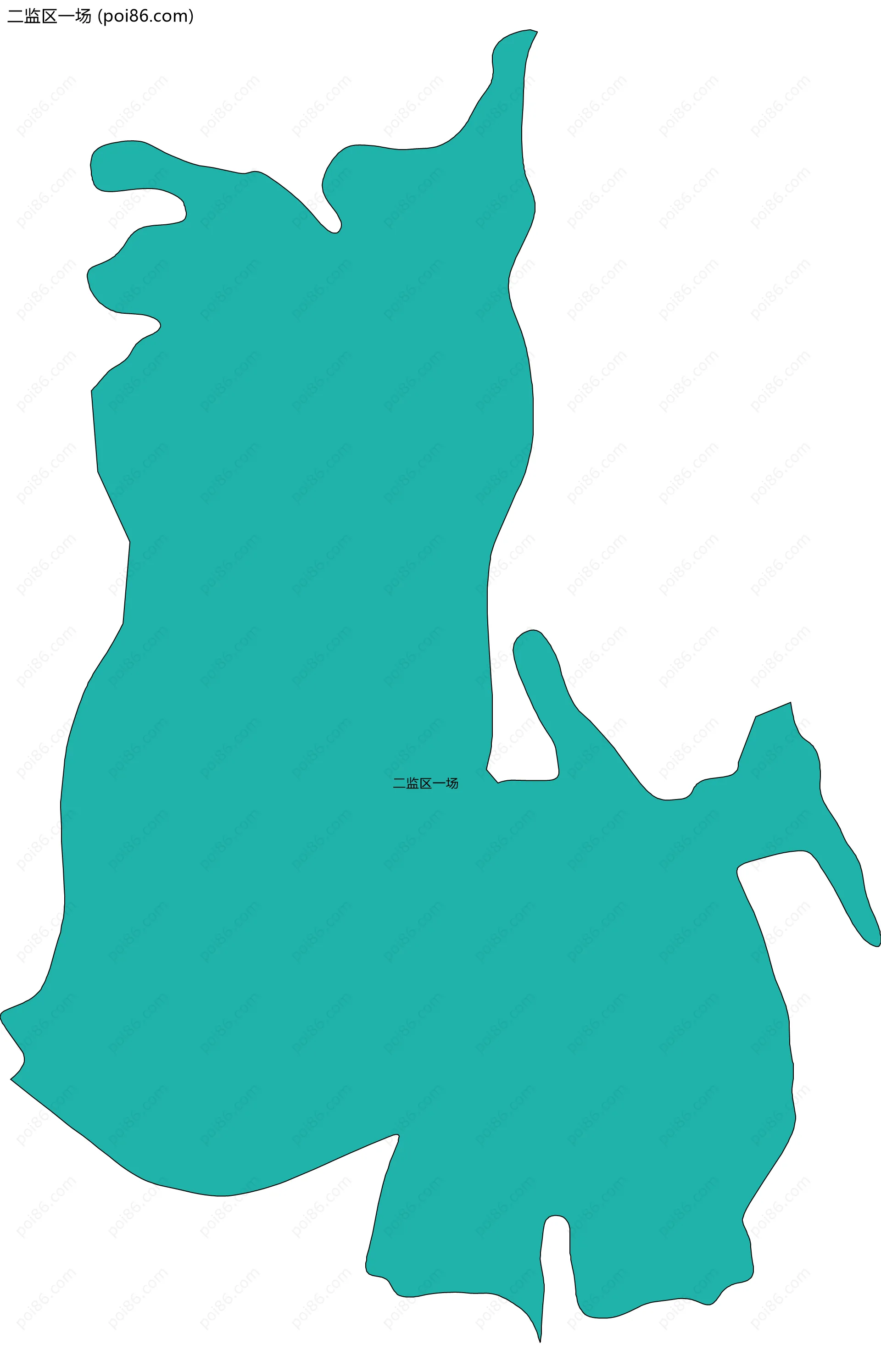 二监区一场边界地图