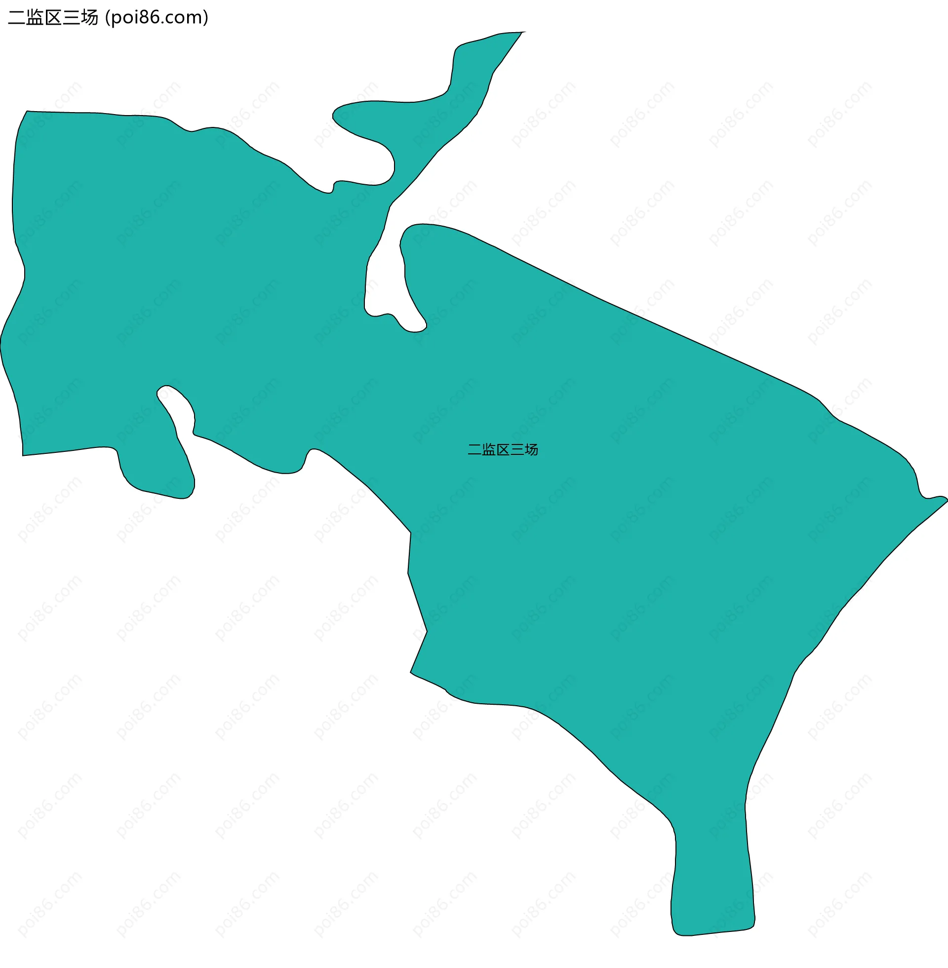 二监区三场边界地图