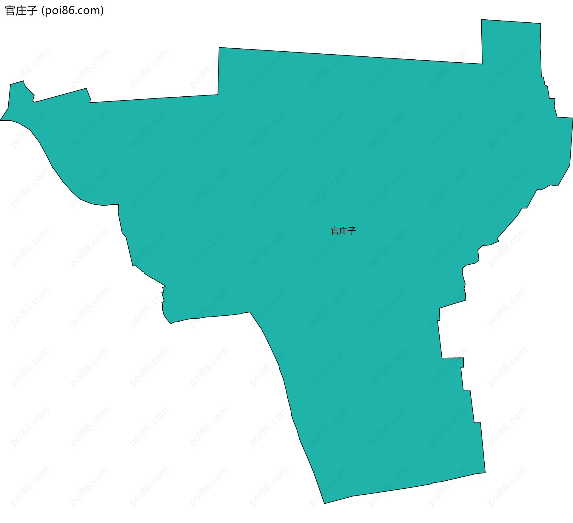 官庄子边界地图