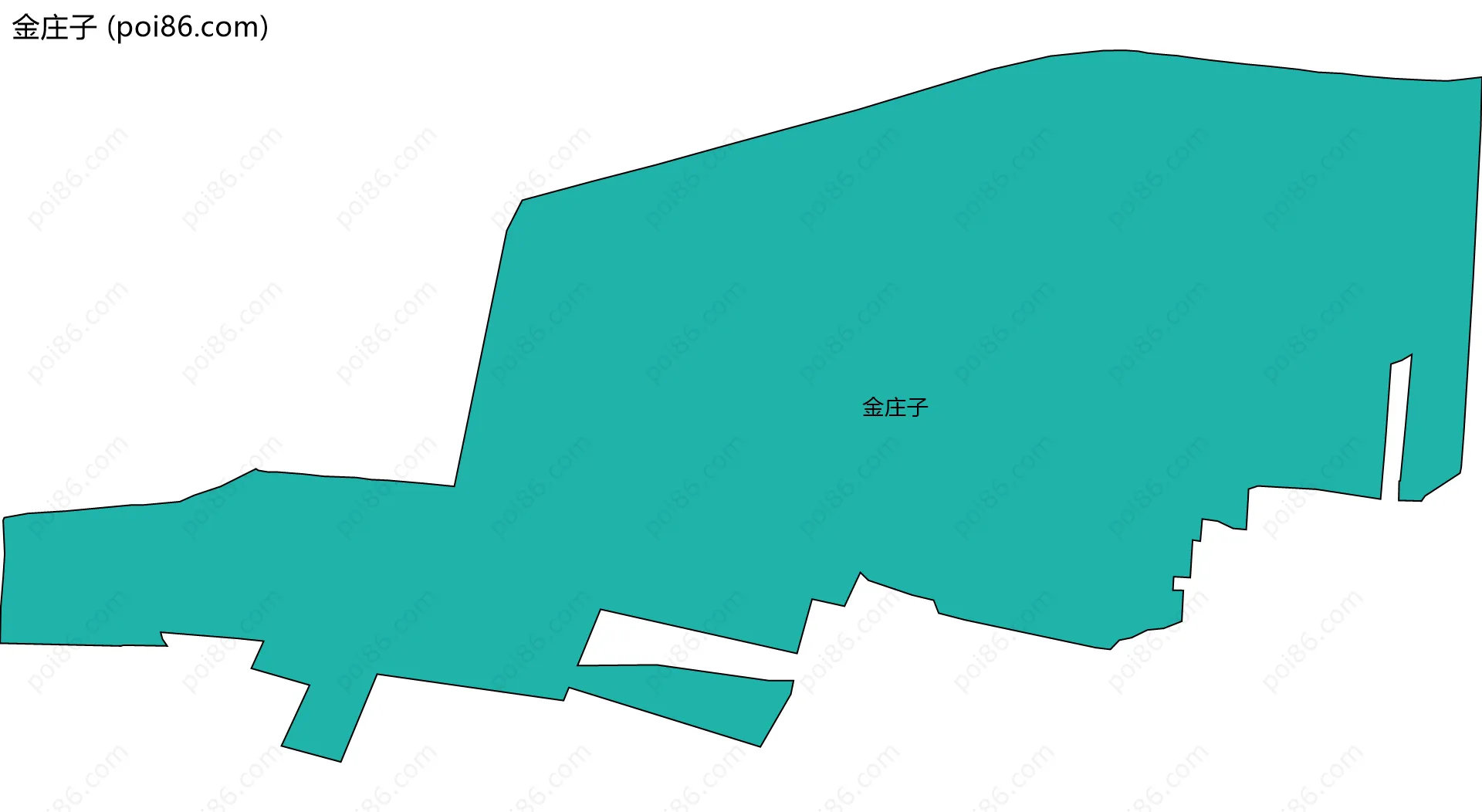 金庄子边界地图