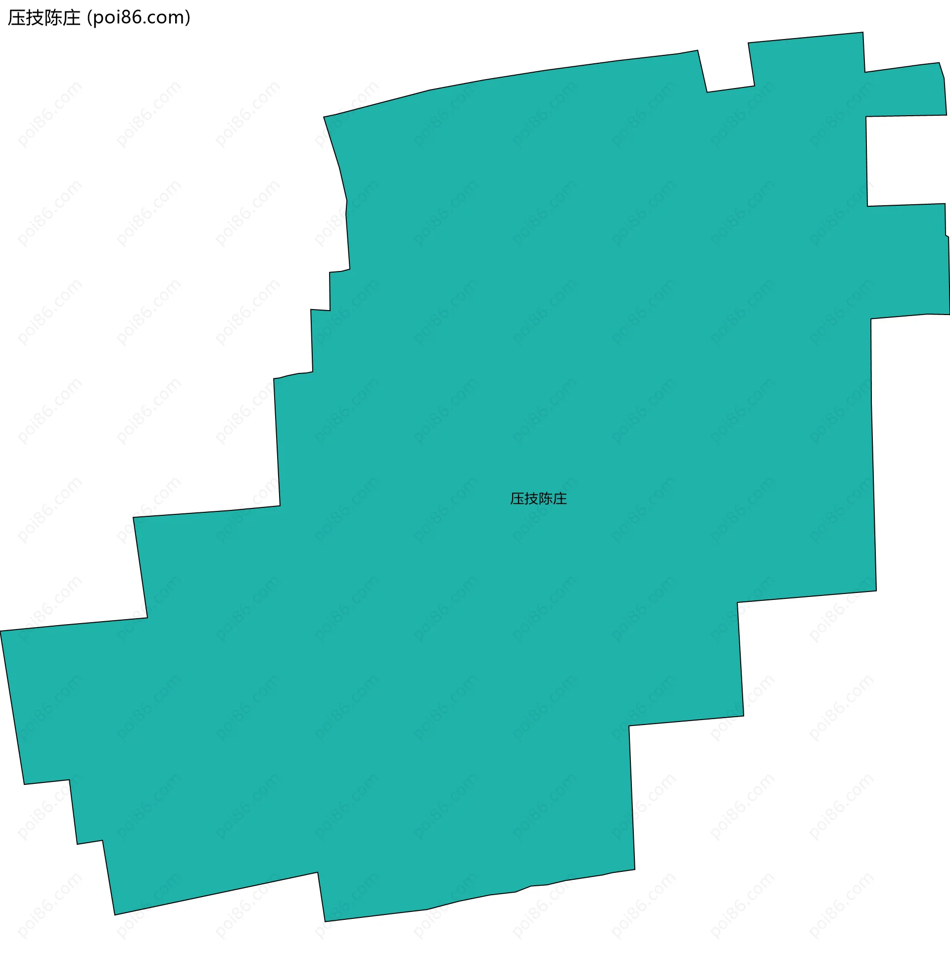 压技陈庄边界地图