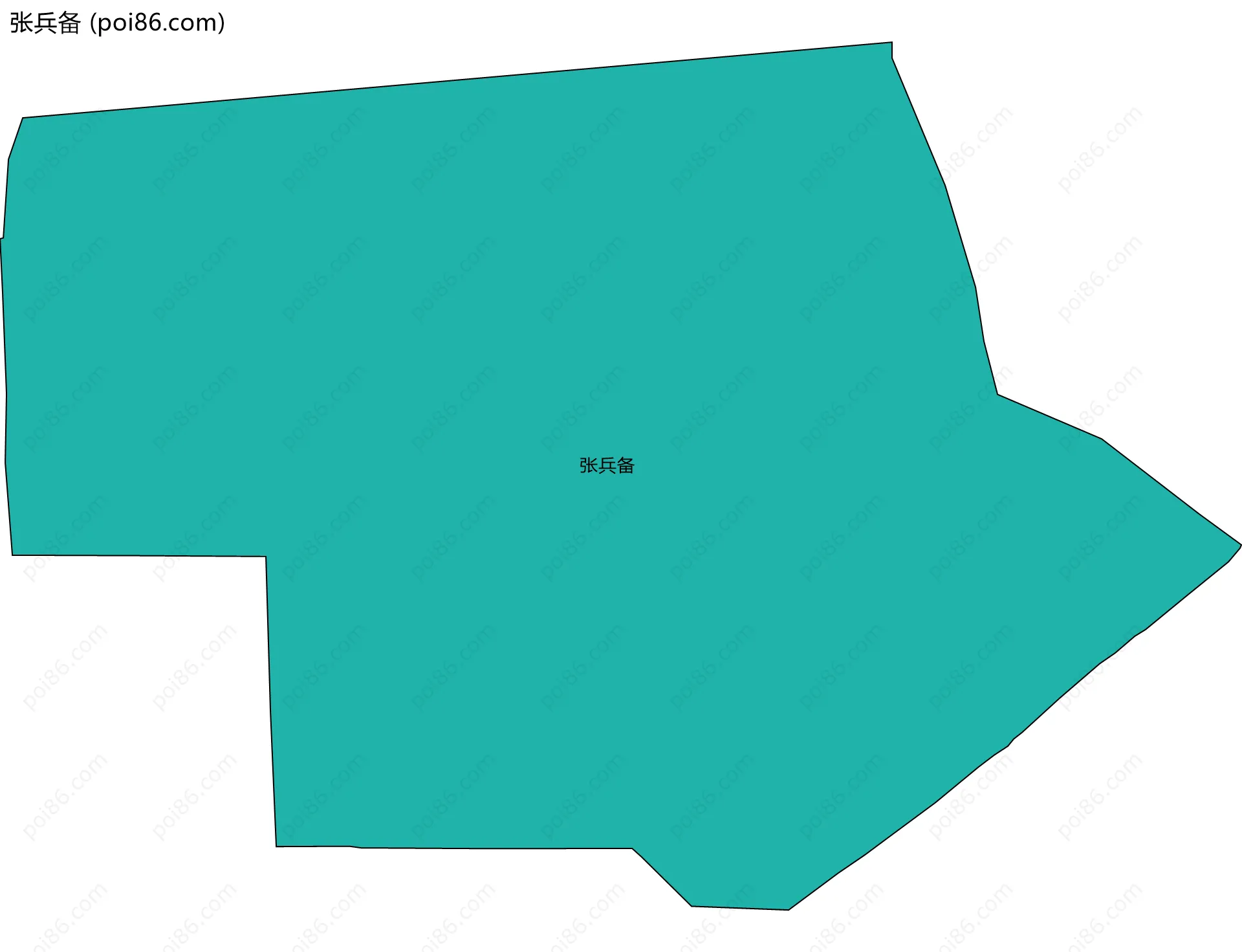 张兵备边界地图