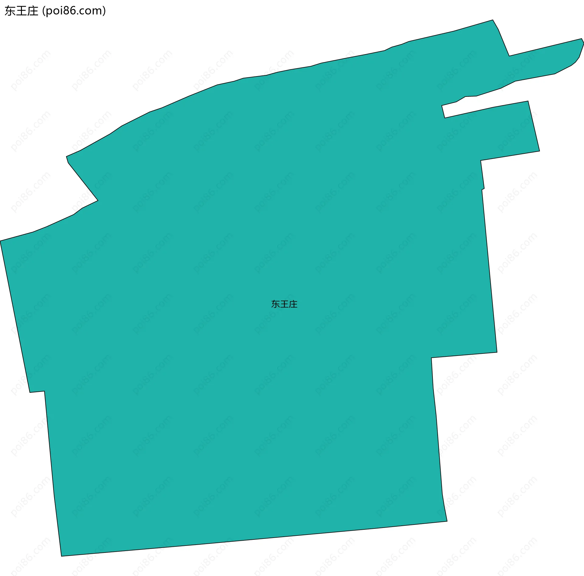 东王庄边界地图