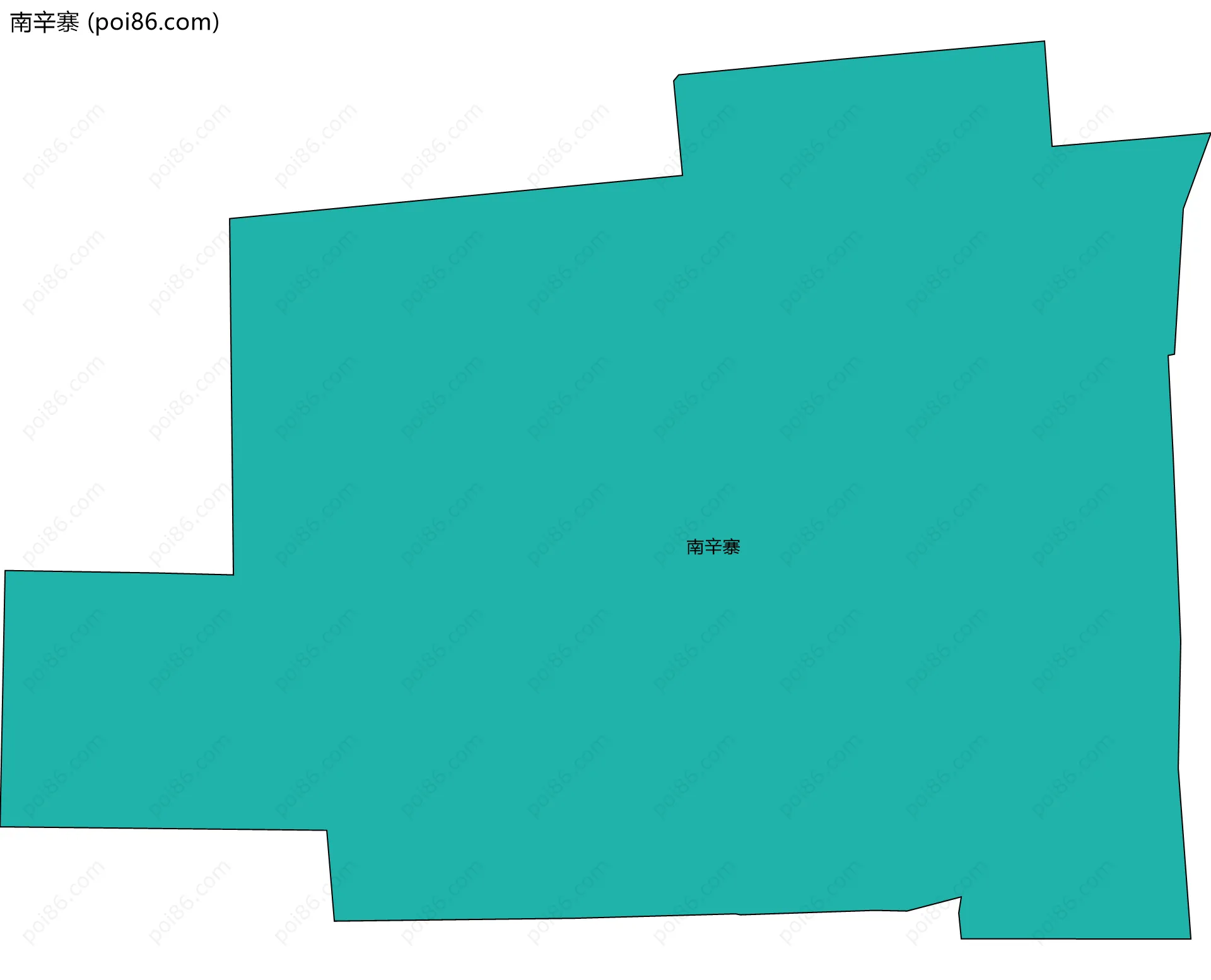 南辛寨边界地图