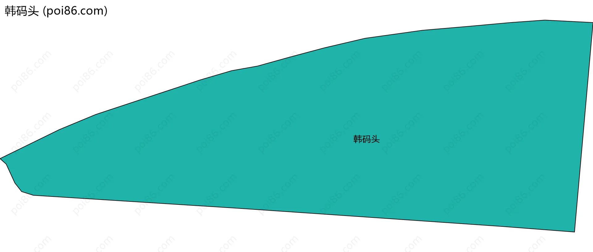 韩码头边界地图