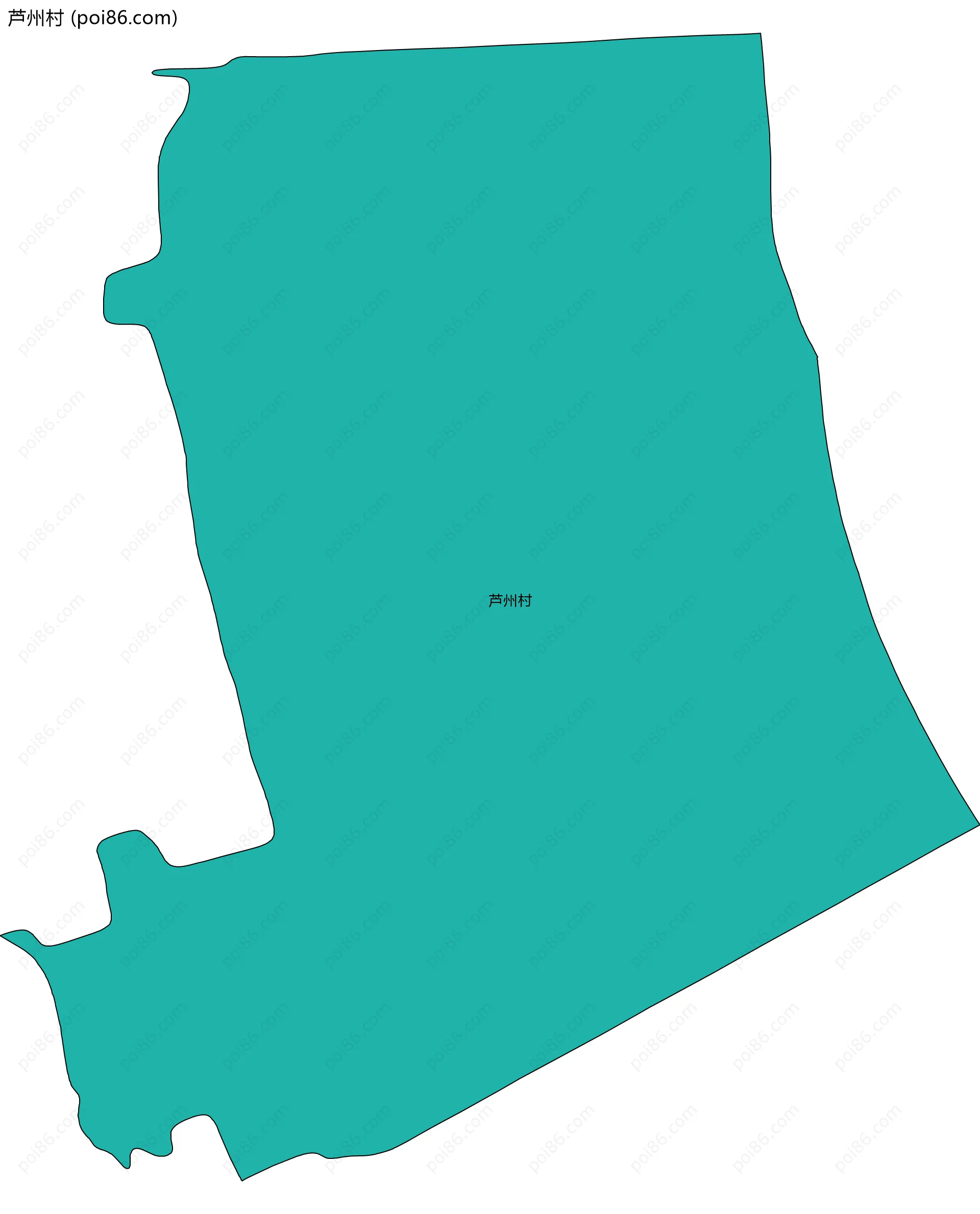 芦州村边界地图