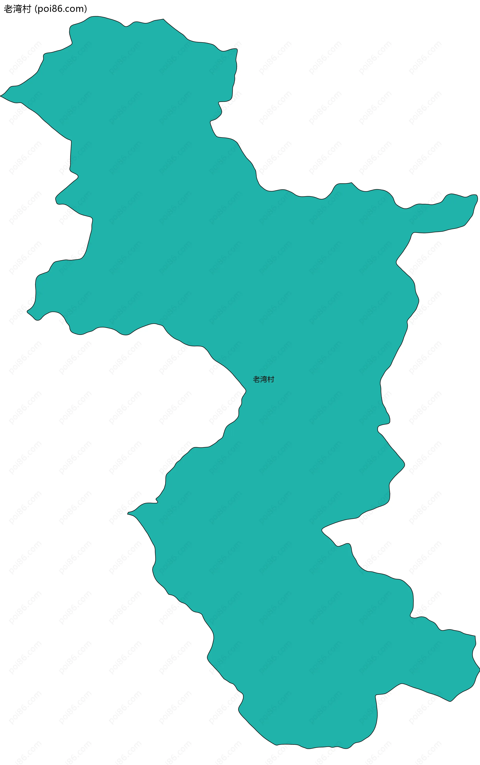 老湾村边界地图