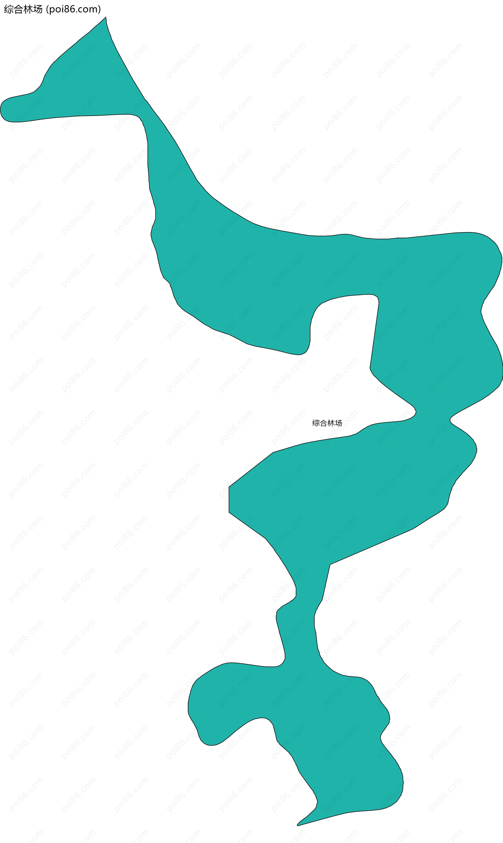 综合林场边界地图