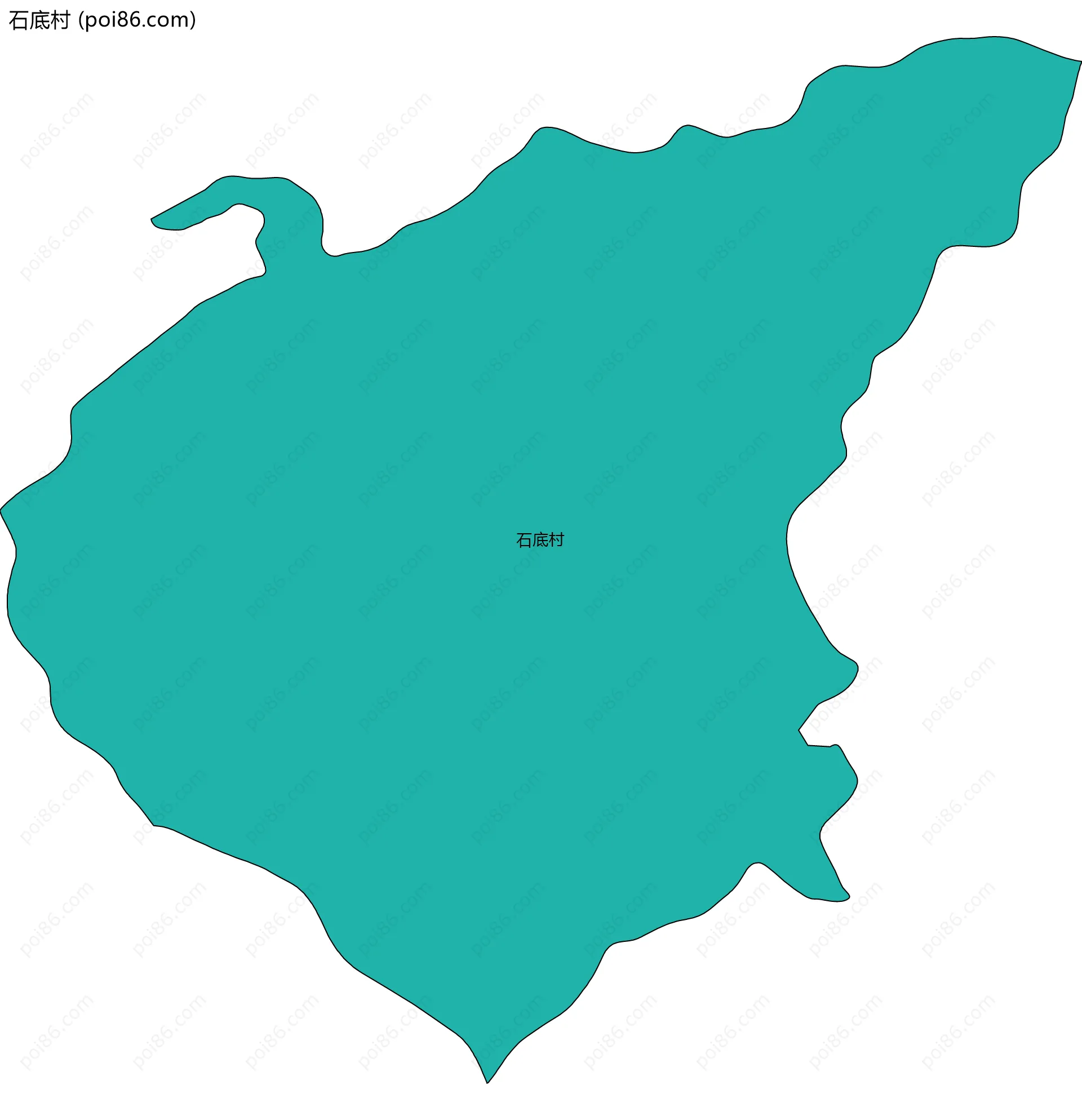 石底村边界地图