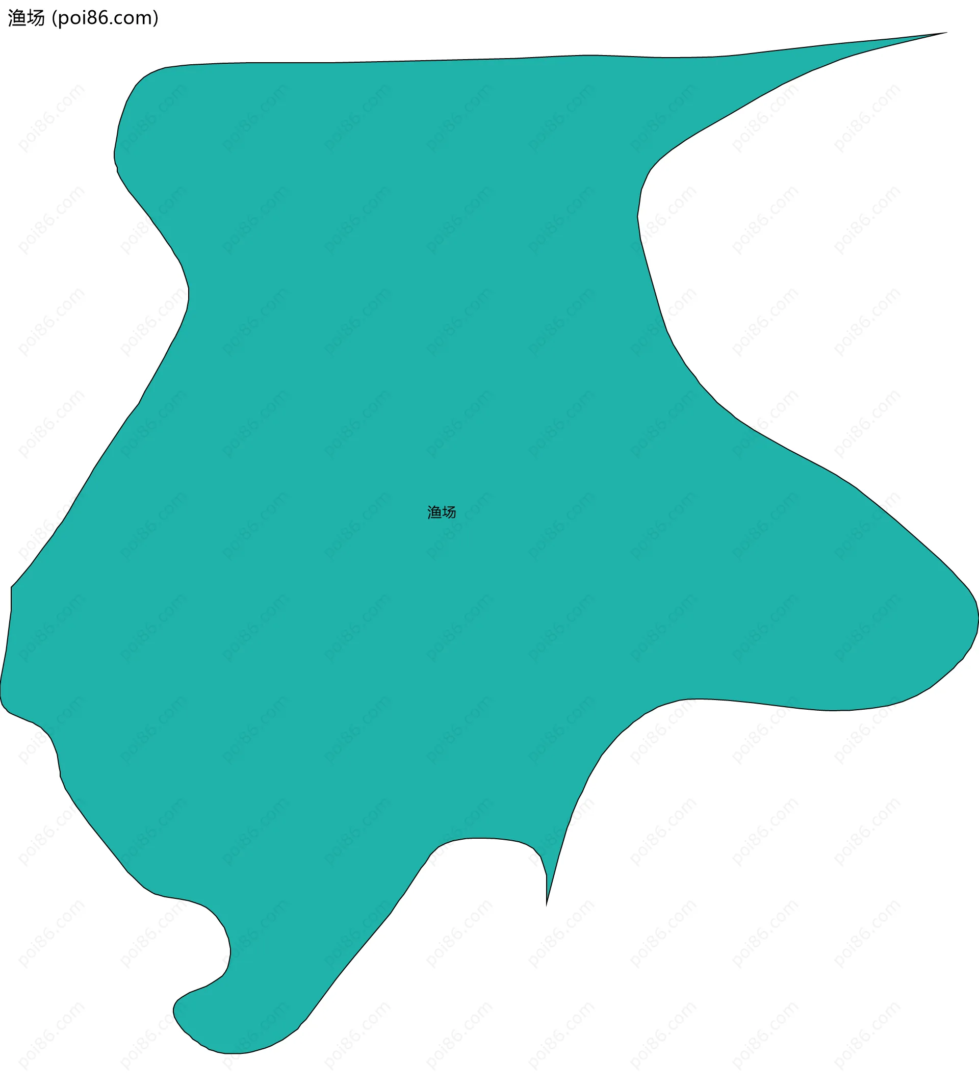 渔场边界地图