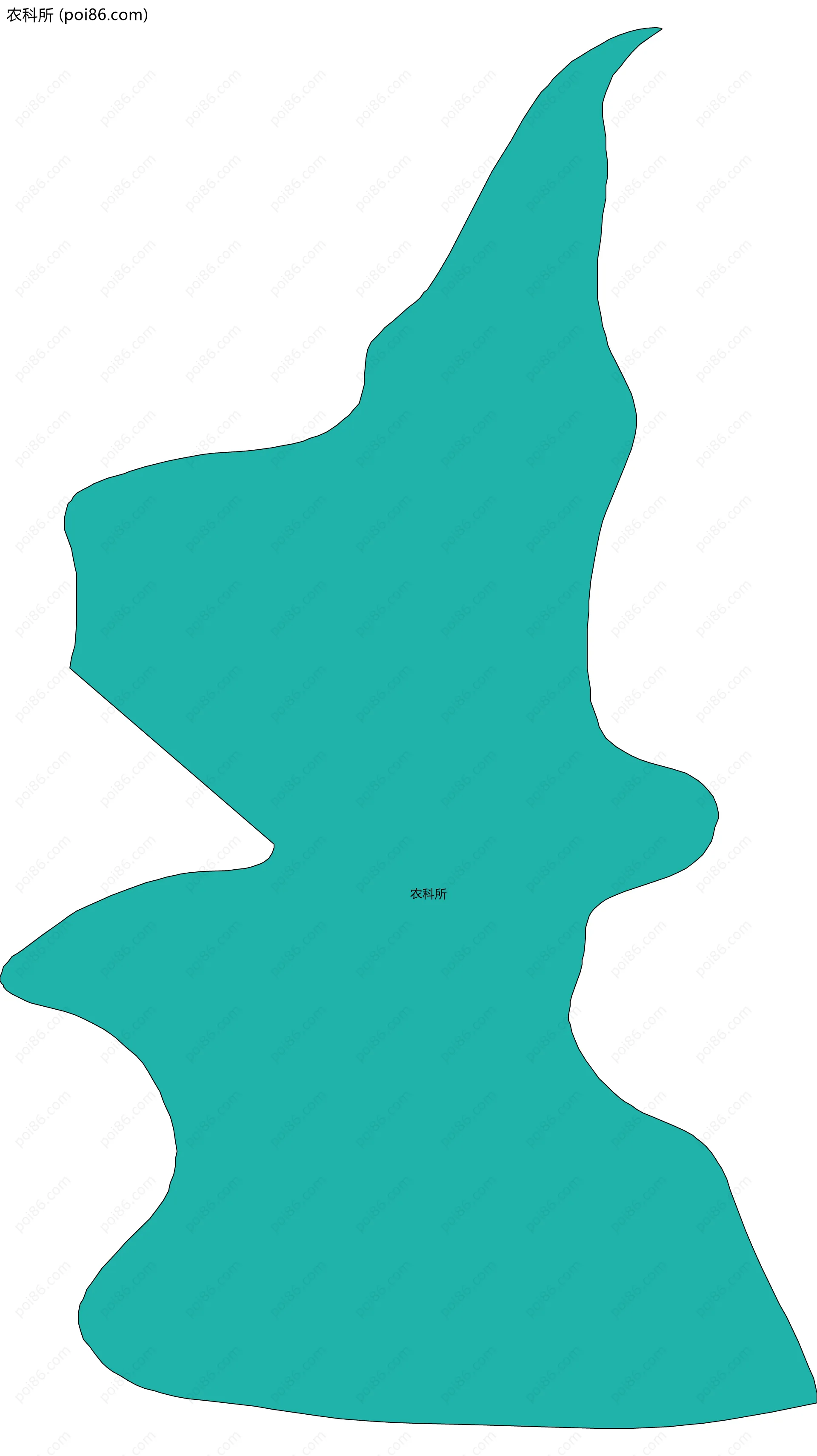 农科所边界地图