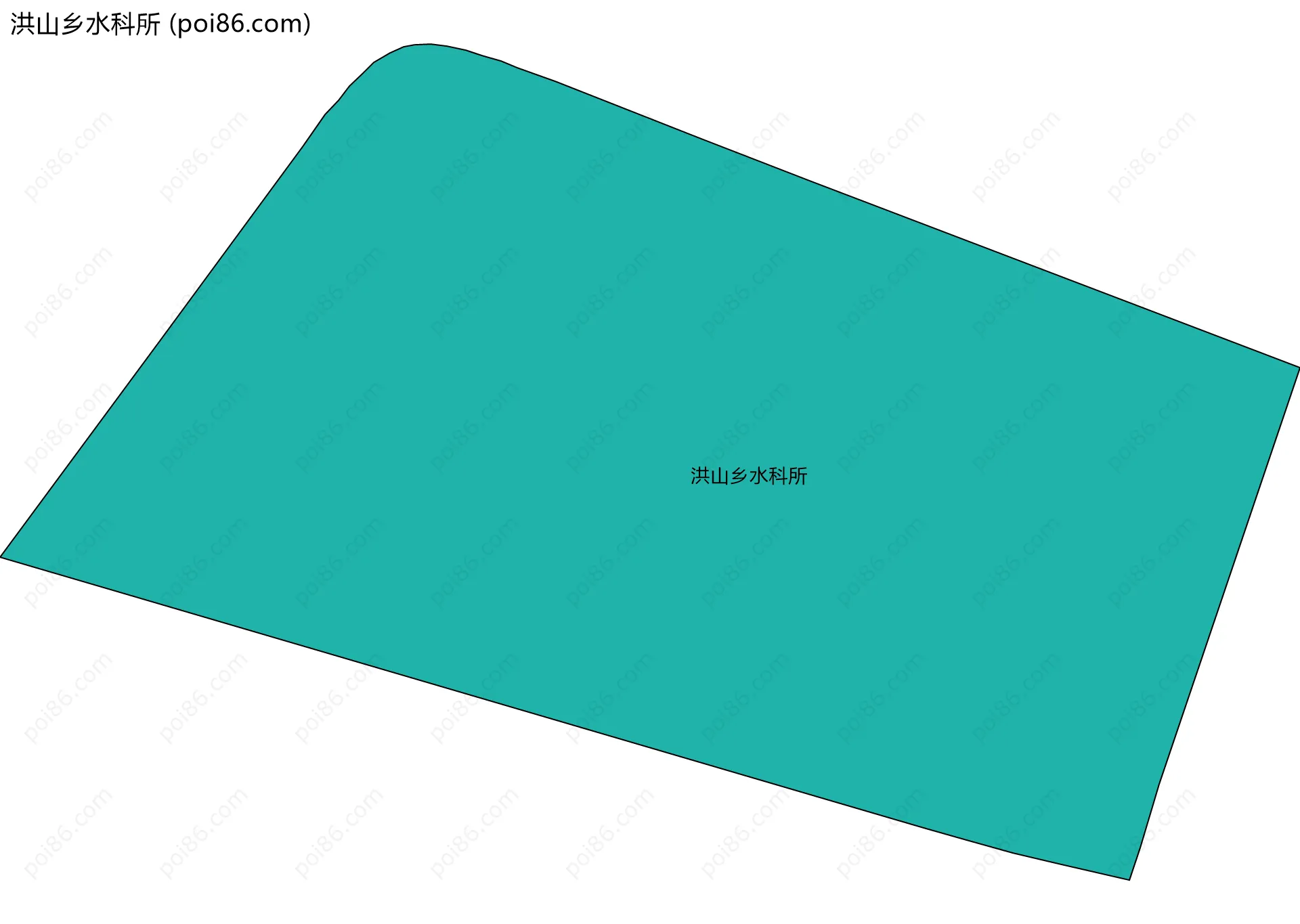 洪山乡水科所边界地图