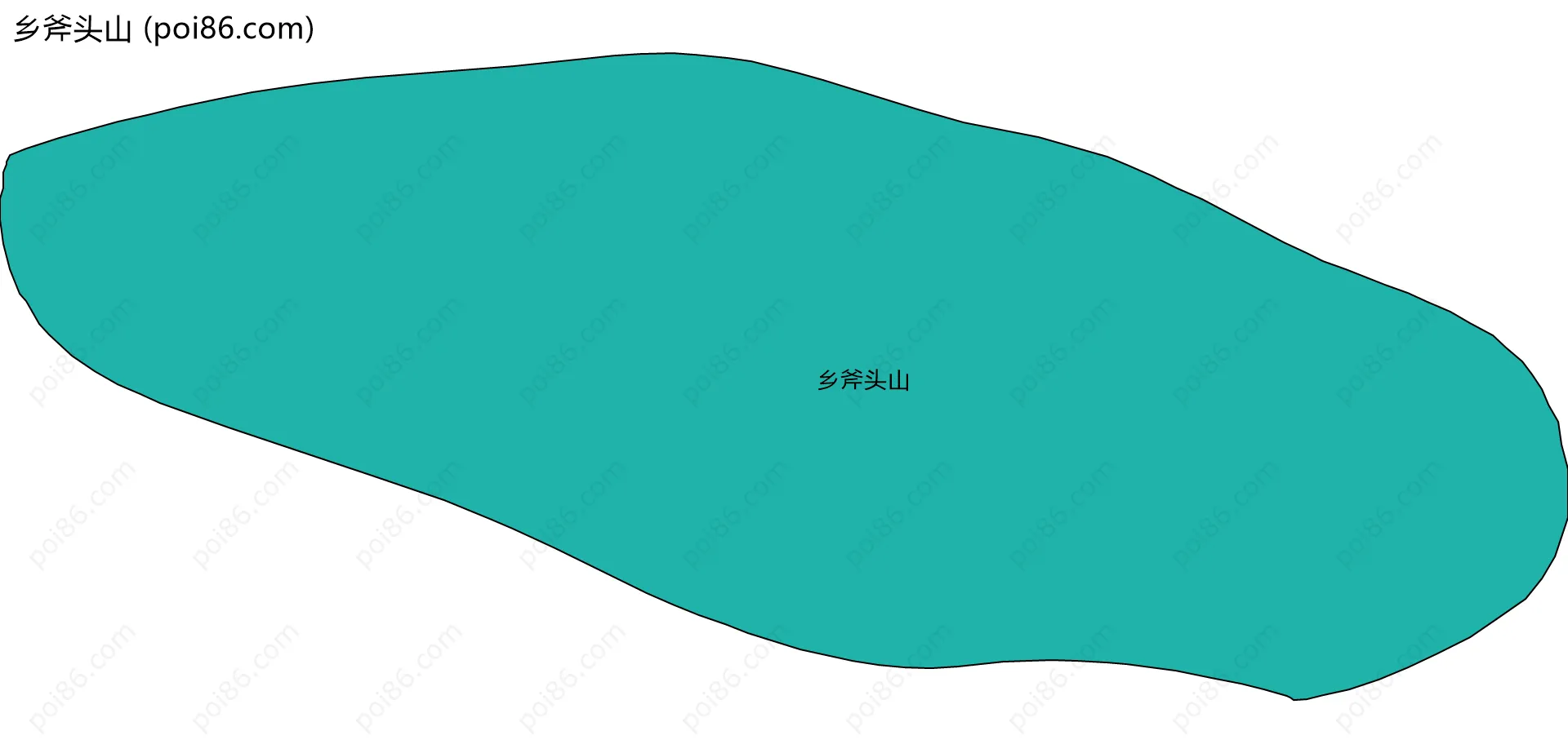 乡斧头山边界地图