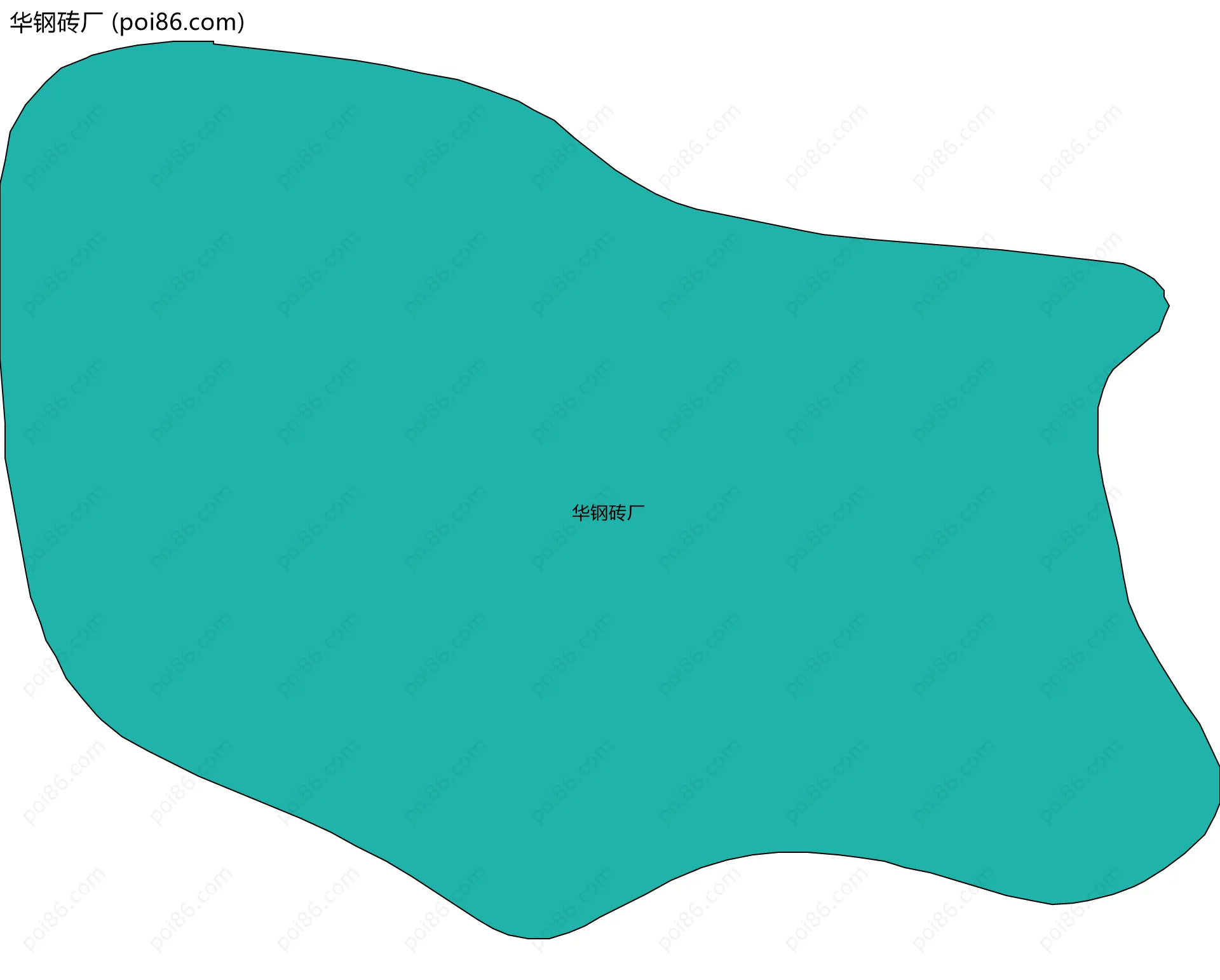 华钢砖厂边界地图