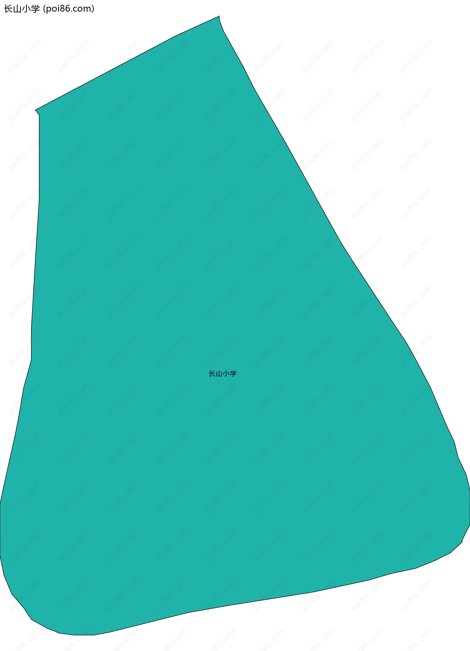 长山小学边界地图