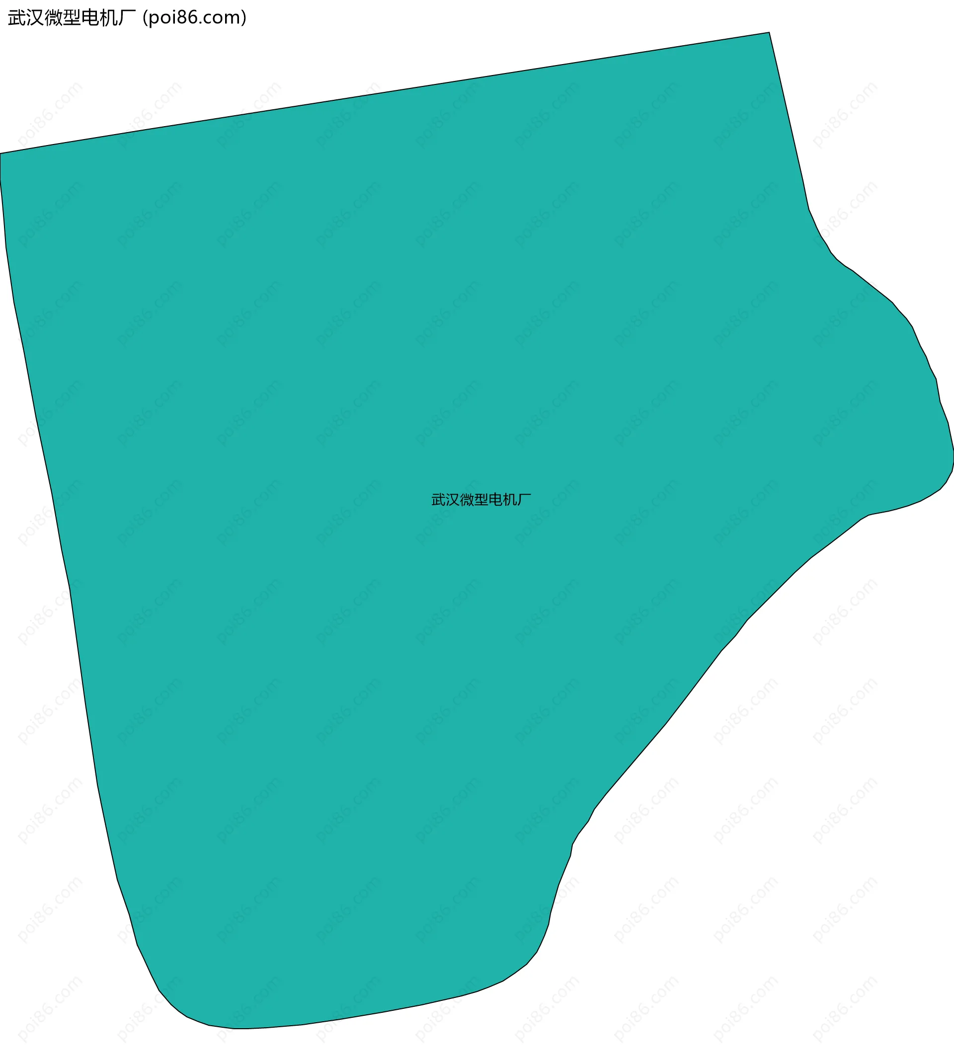 武汉微型电机厂边界地图