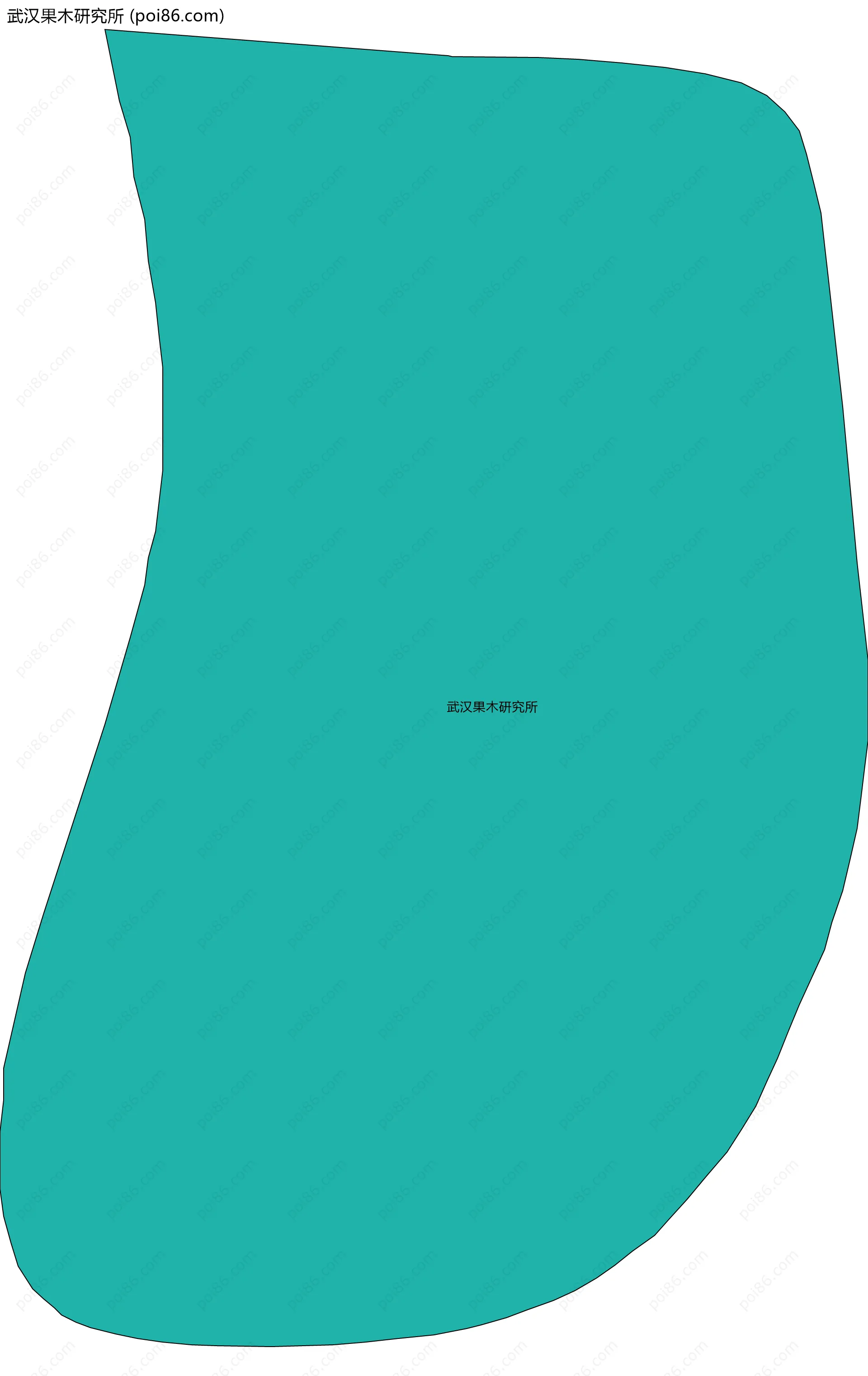 武汉果木研究所边界地图