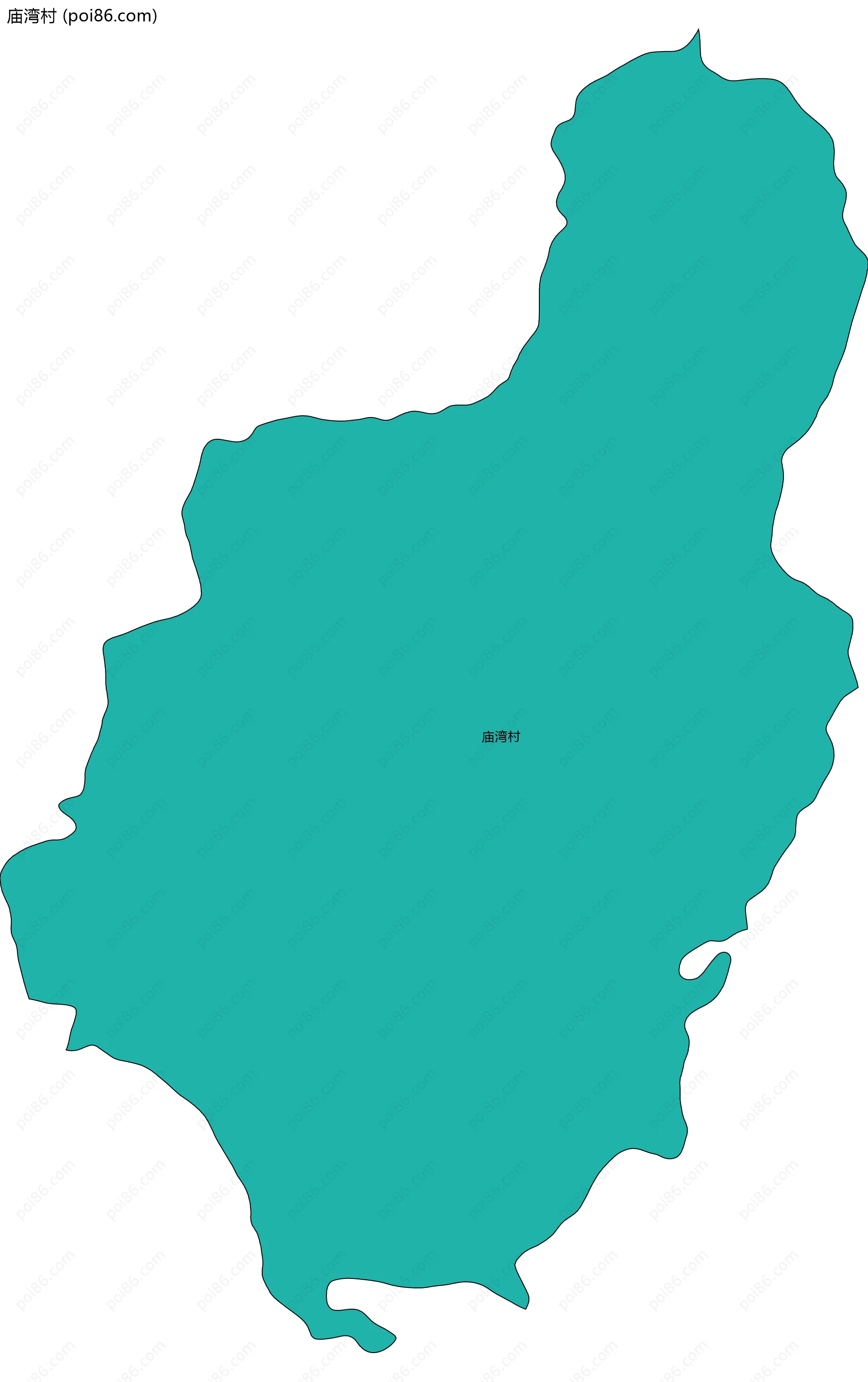 庙湾村边界地图