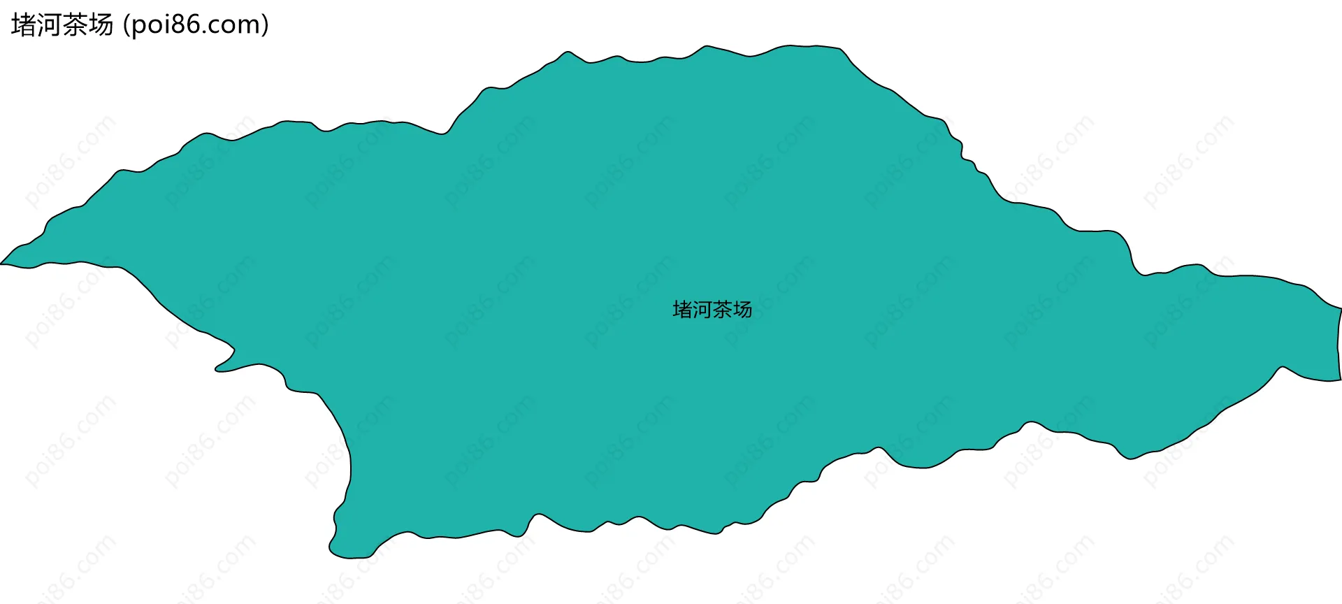 堵河茶场边界地图