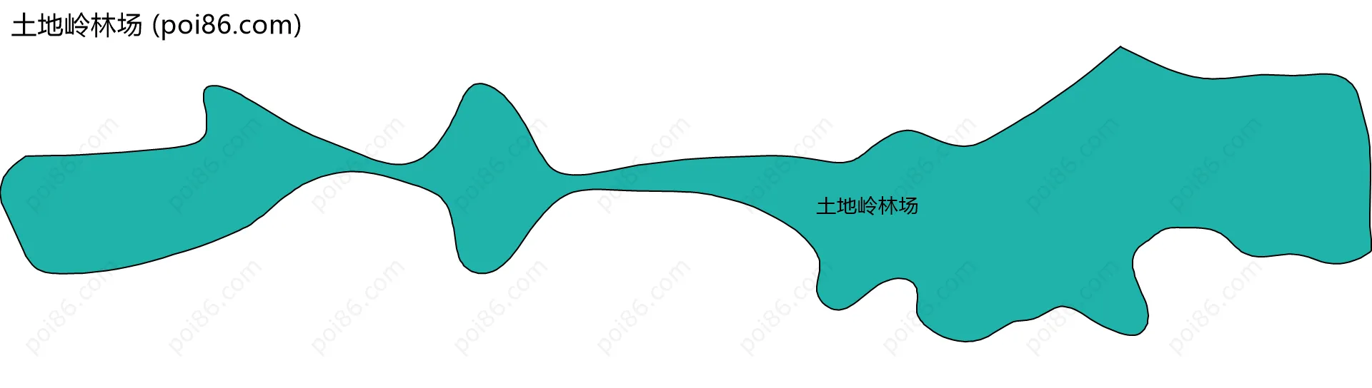 土地岭林场边界地图