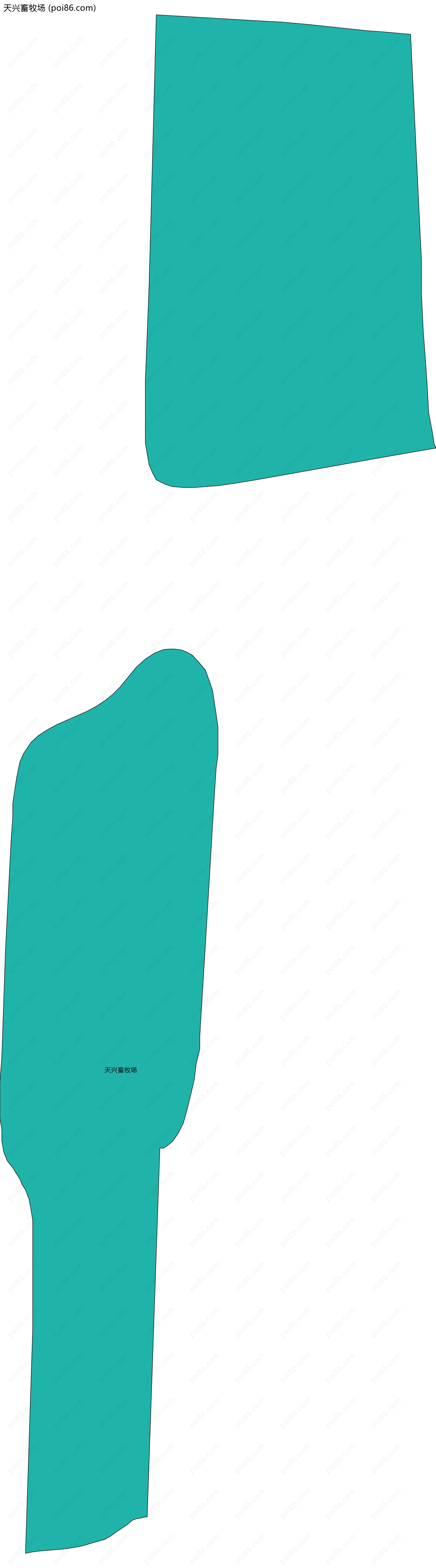 天兴畜牧场边界地图