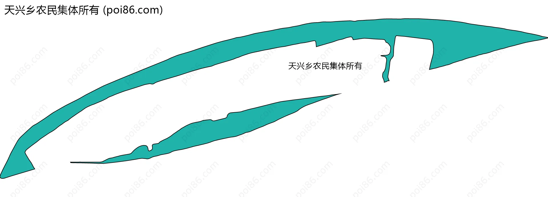 天兴乡农民集体所有边界地图