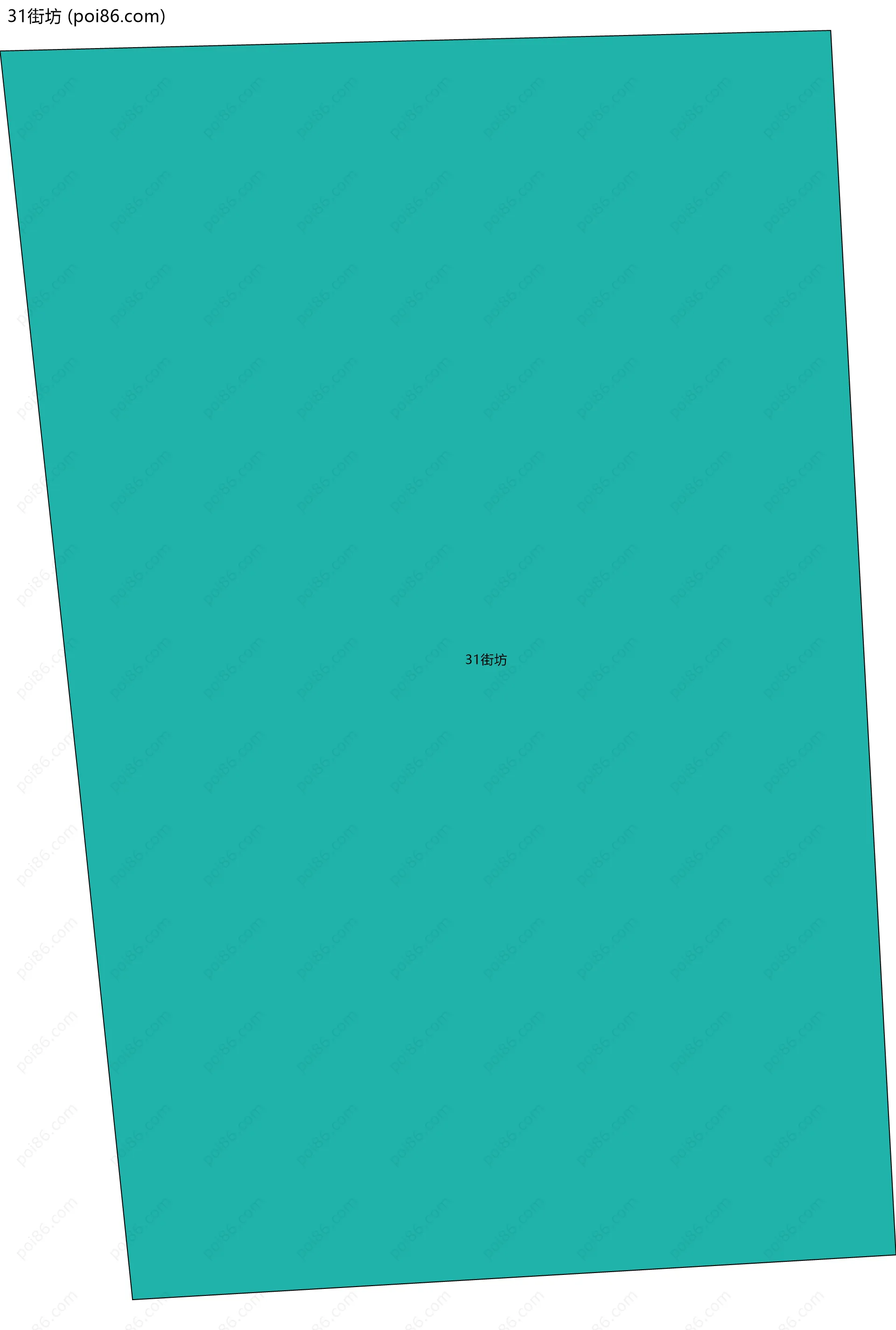 31街坊边界地图