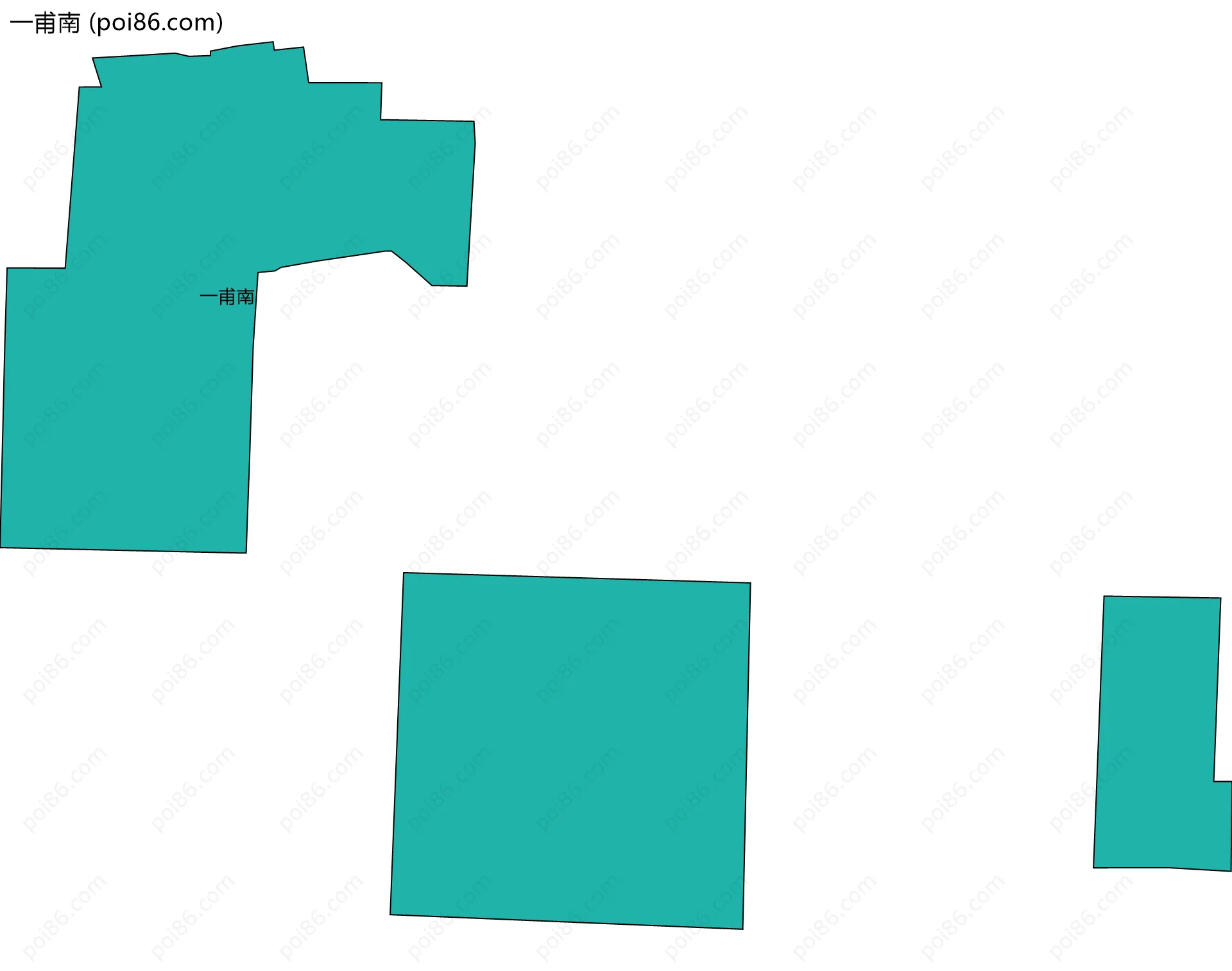 一甫南边界地图