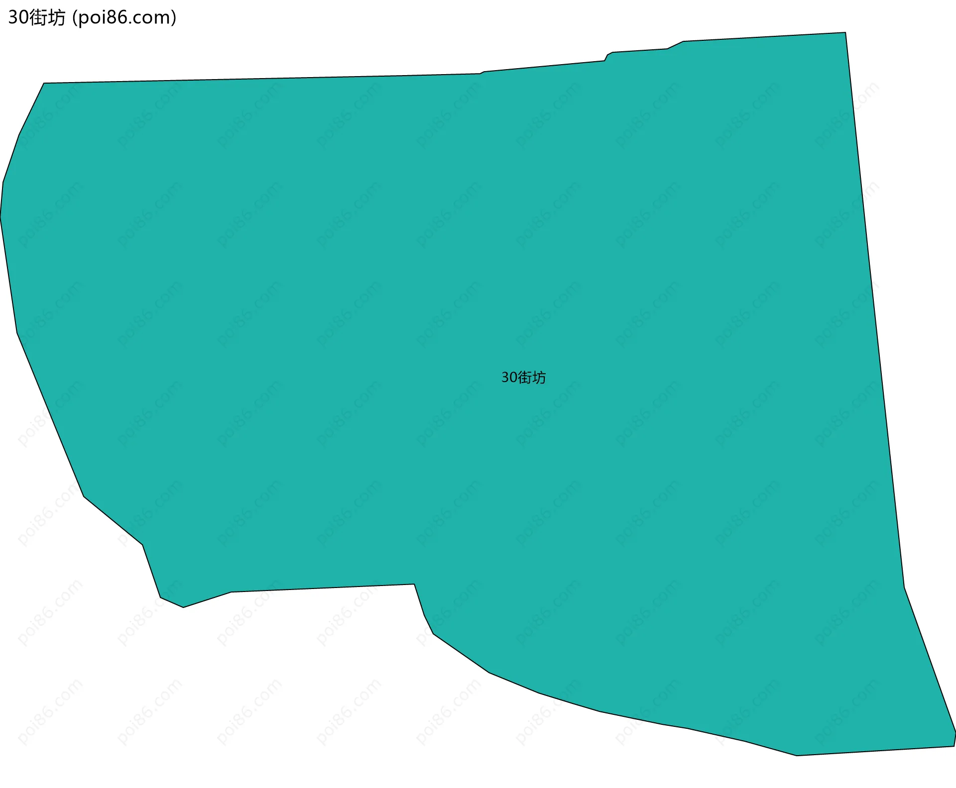 30街坊边界地图