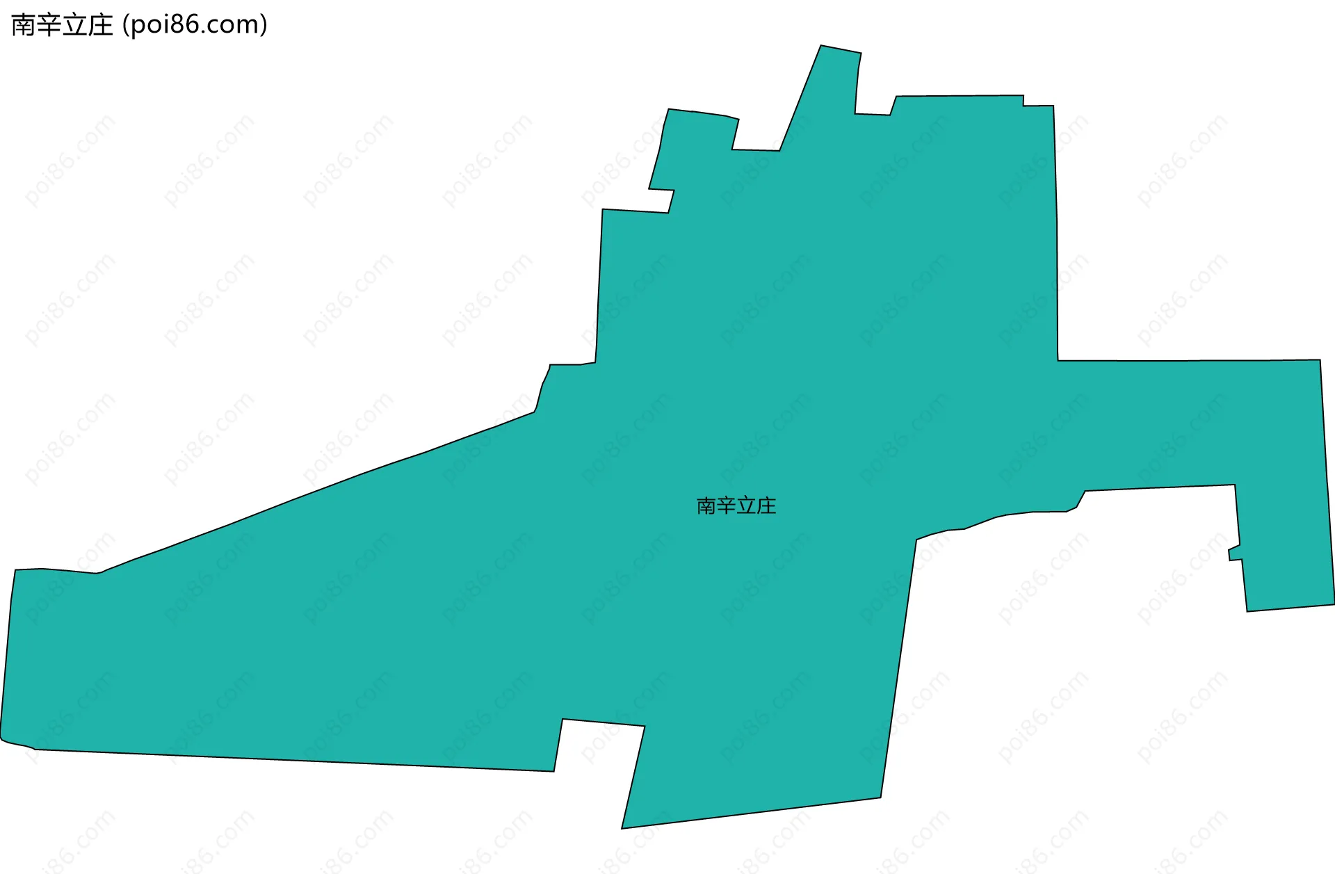 南辛立庄边界地图
