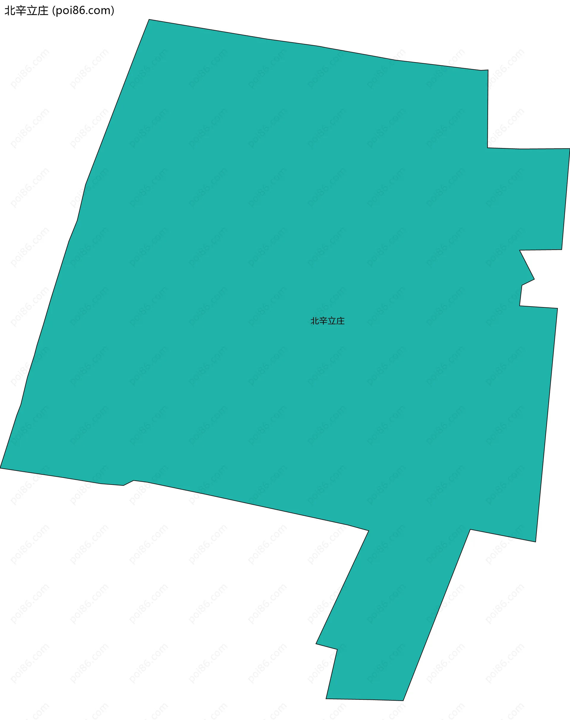 北辛立庄边界地图