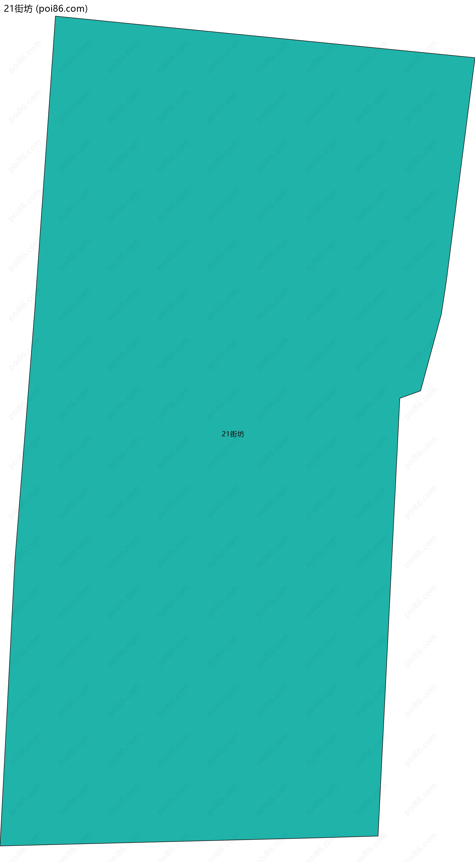 21街坊边界地图