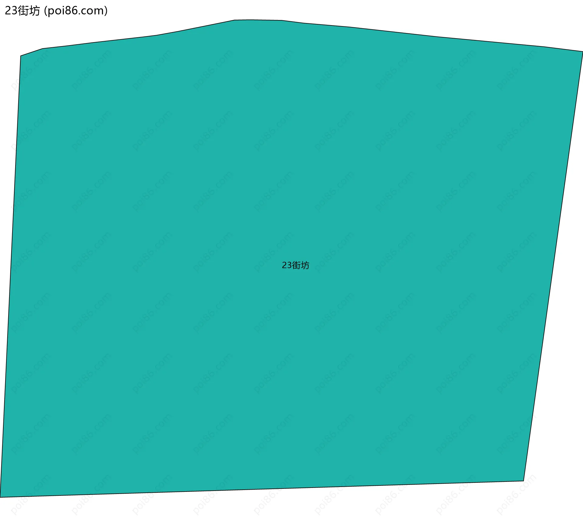 23街坊边界地图
