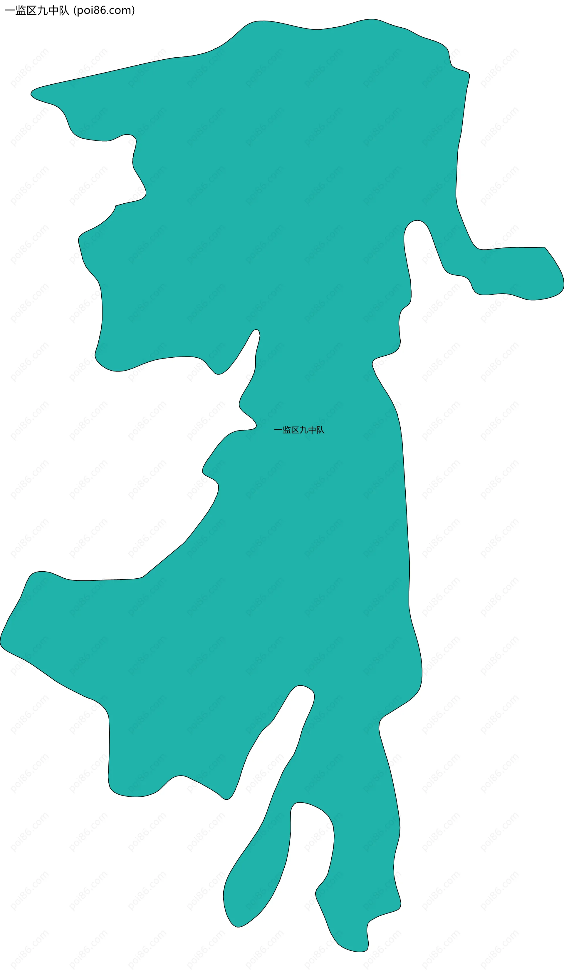 一监区九中队边界地图