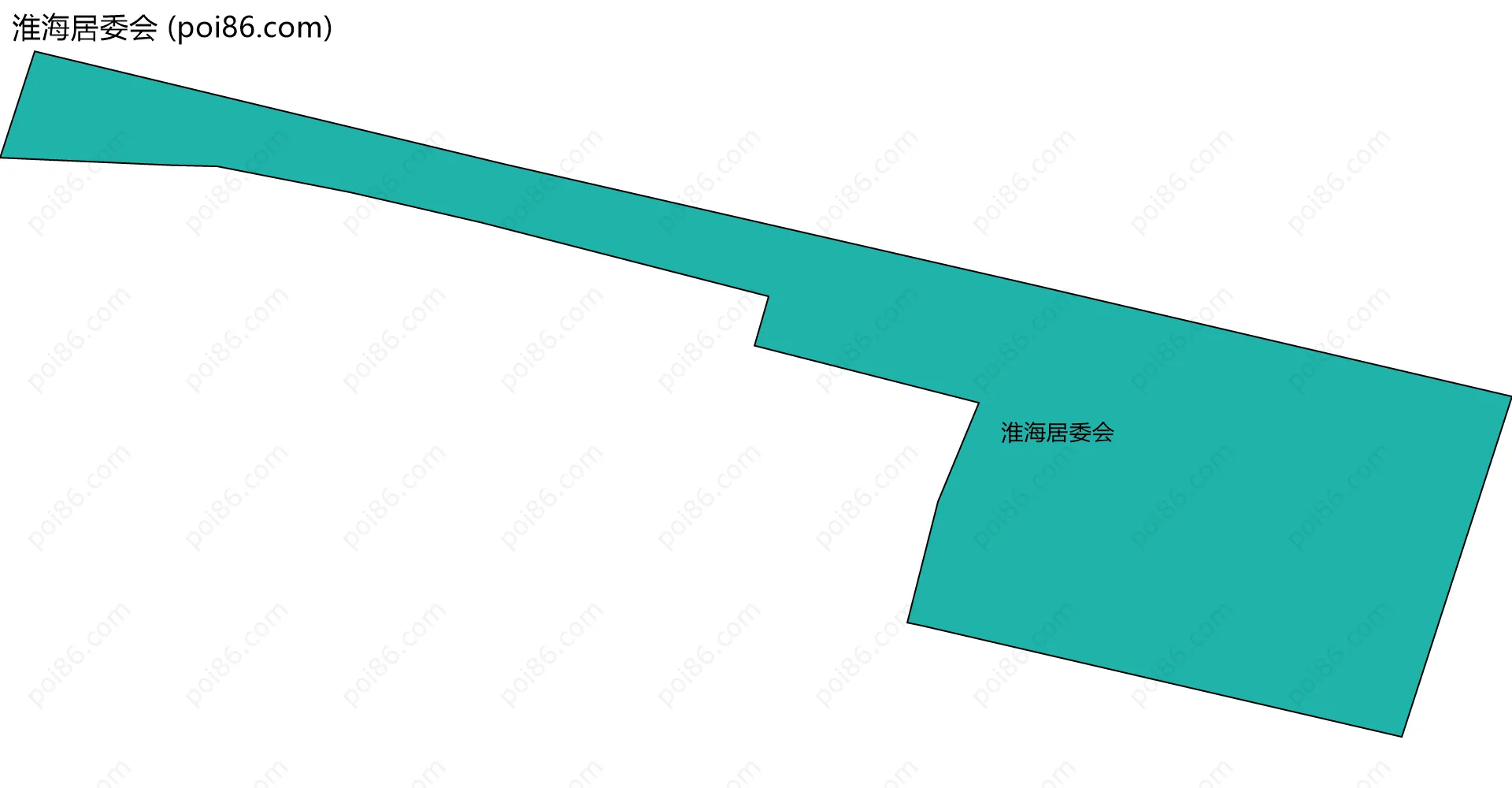 淮海居委会边界地图