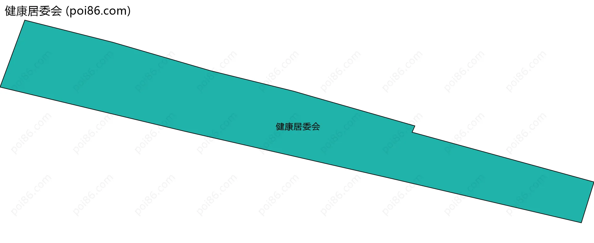 健康居委会边界地图