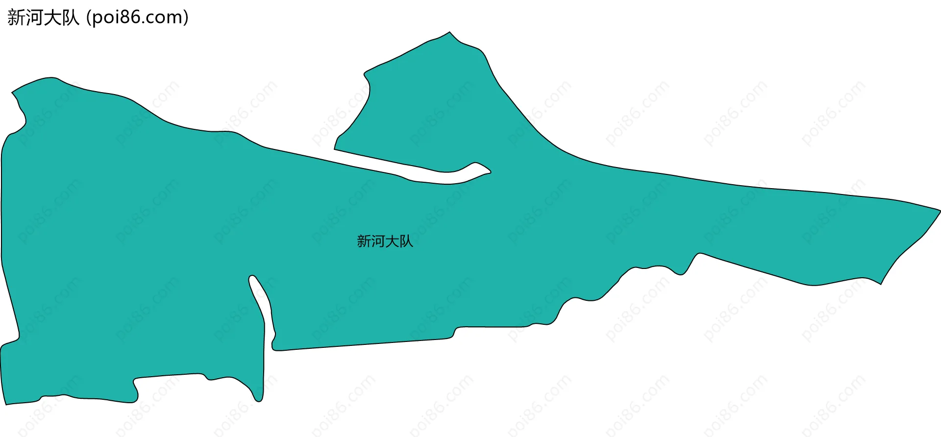 新河大队边界地图