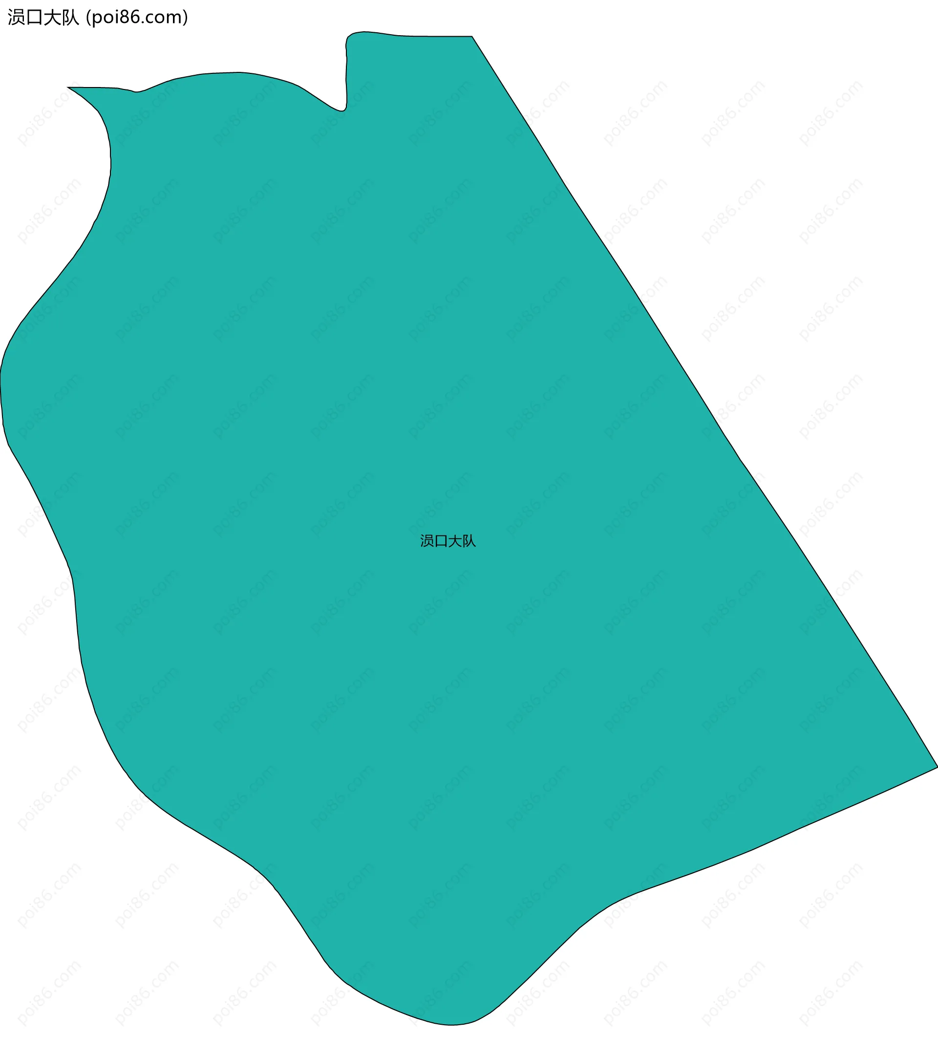 涢口大队边界地图