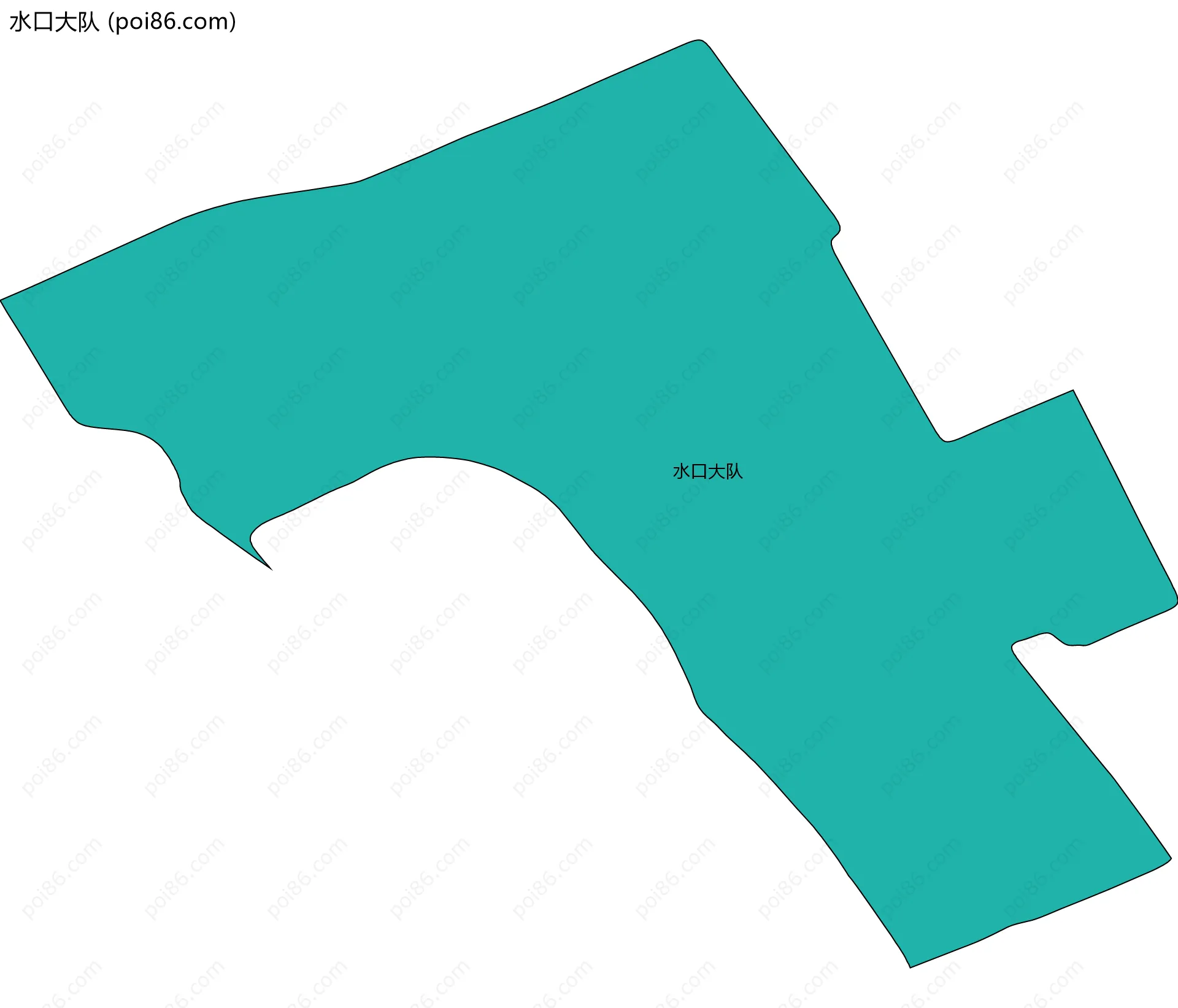 水口大队边界地图